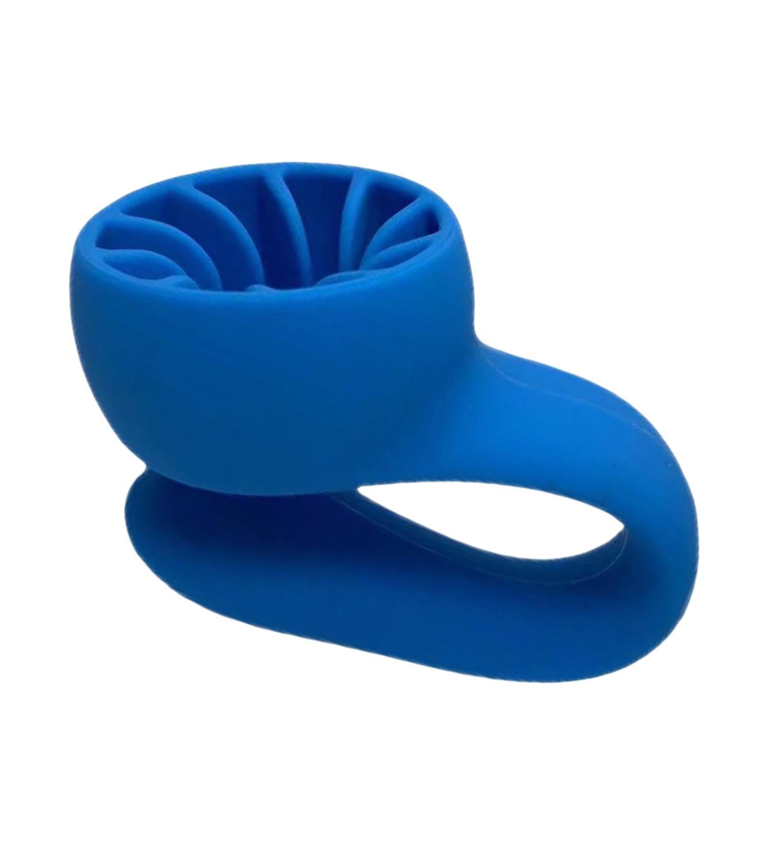 Goowafur Wearable Nail Polish Holder Wearable Anti-Spill Nail Polish Holder Anti Slip Grip Suction Flexible Silicone Nail Polish Holder Stand For Personal And Business Use Blue - Buy Online on GoSupps.com
