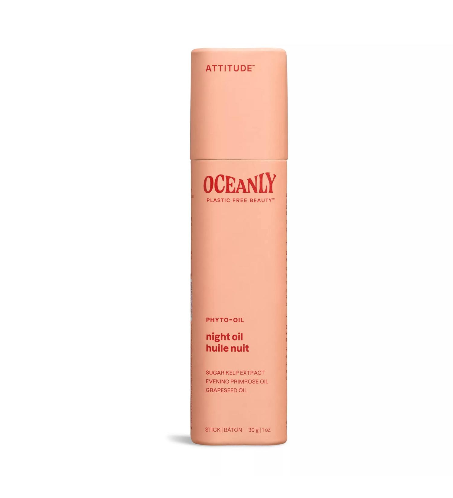 ATTITUDE Oceanly Night Oil Stick - EWG Verified Plastic-Free Vegan & Cruelty-Free Plant-Based PHYTO OIL 1 oz - Buy Online on GoSupps.com