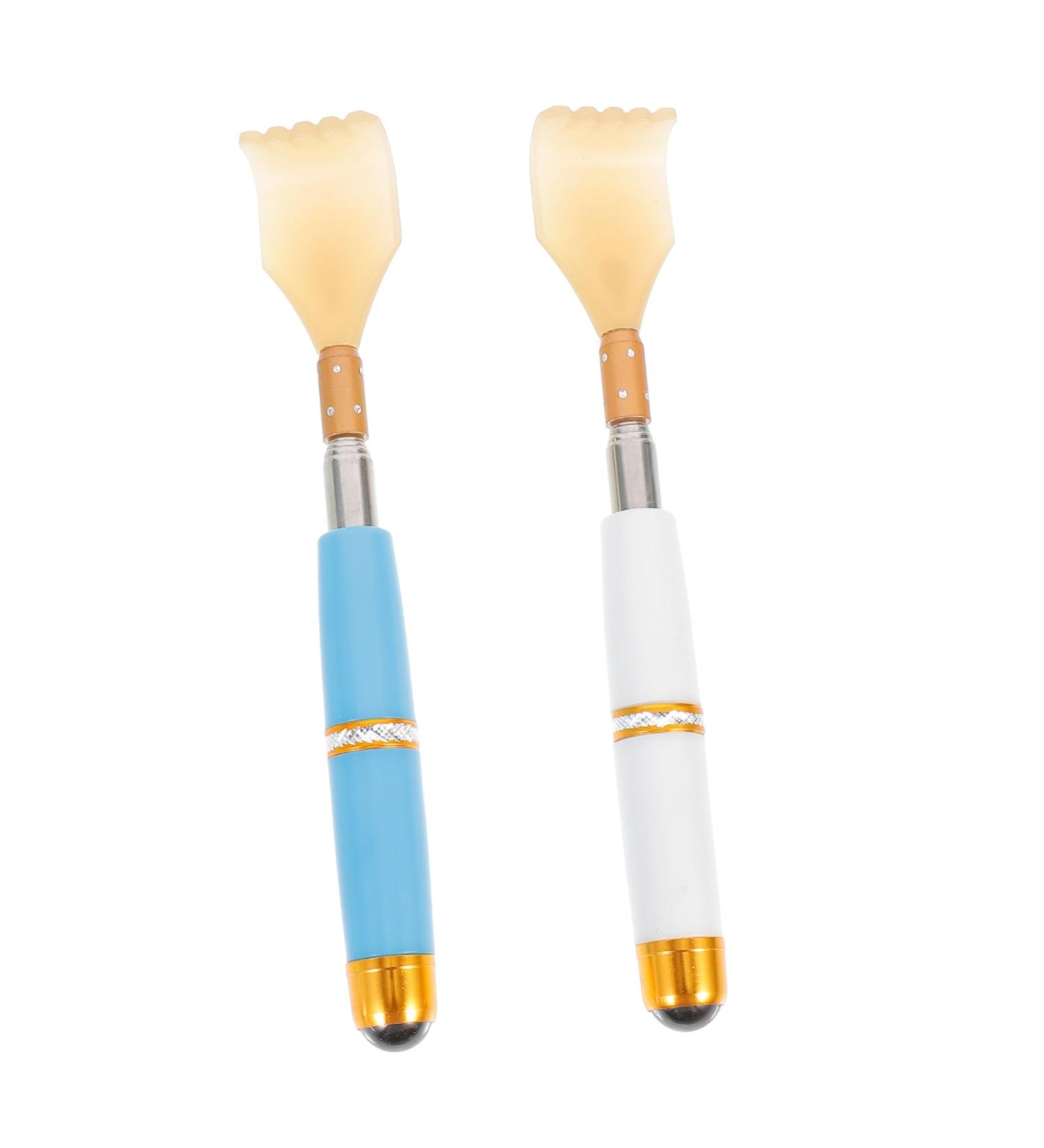 Tovinanna 2-in-1 Adjustable Metal Back Massage Device - Premium Body Scraper for Pain Relief | International Shipping - Buy Online on GoSupps.com