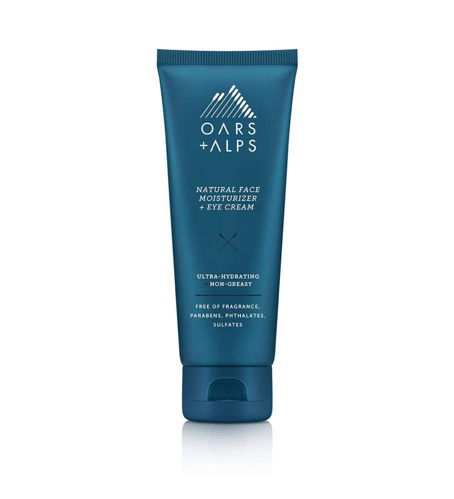 Oars + Alps Natural Face Moisturizer and Eye Cream 2.50 Fl Oz - Anti-Aging Hydration with Shea Butter & Jojoba Oil - Vegan, Gluten-Free - Buy Online on GoSupps.com