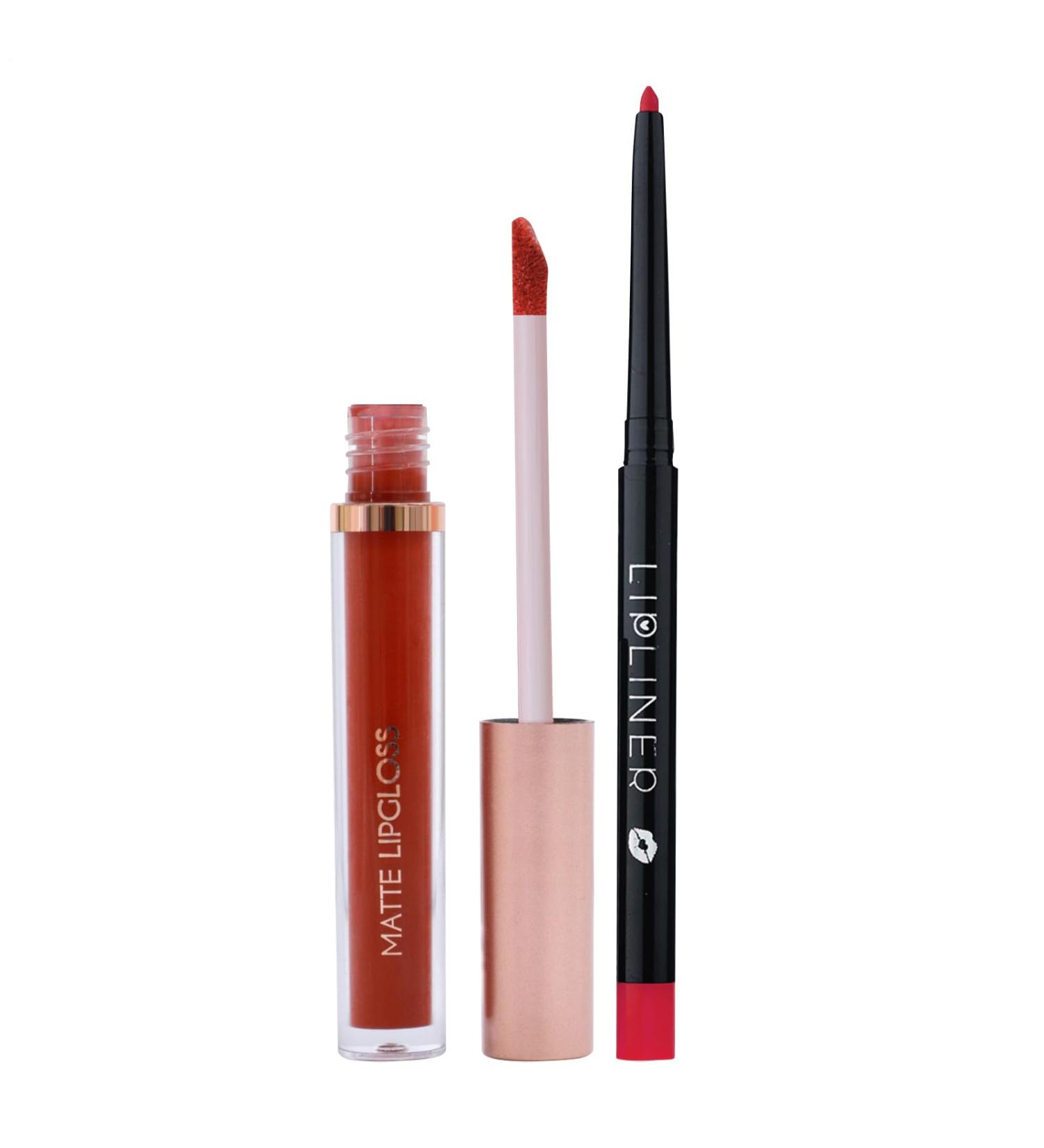 Lip liner stick lip contour liner lipstick set long lasting contour set for women and girls beauty summer winter outdoor dates and travel - Buy Online on GoSupps.com