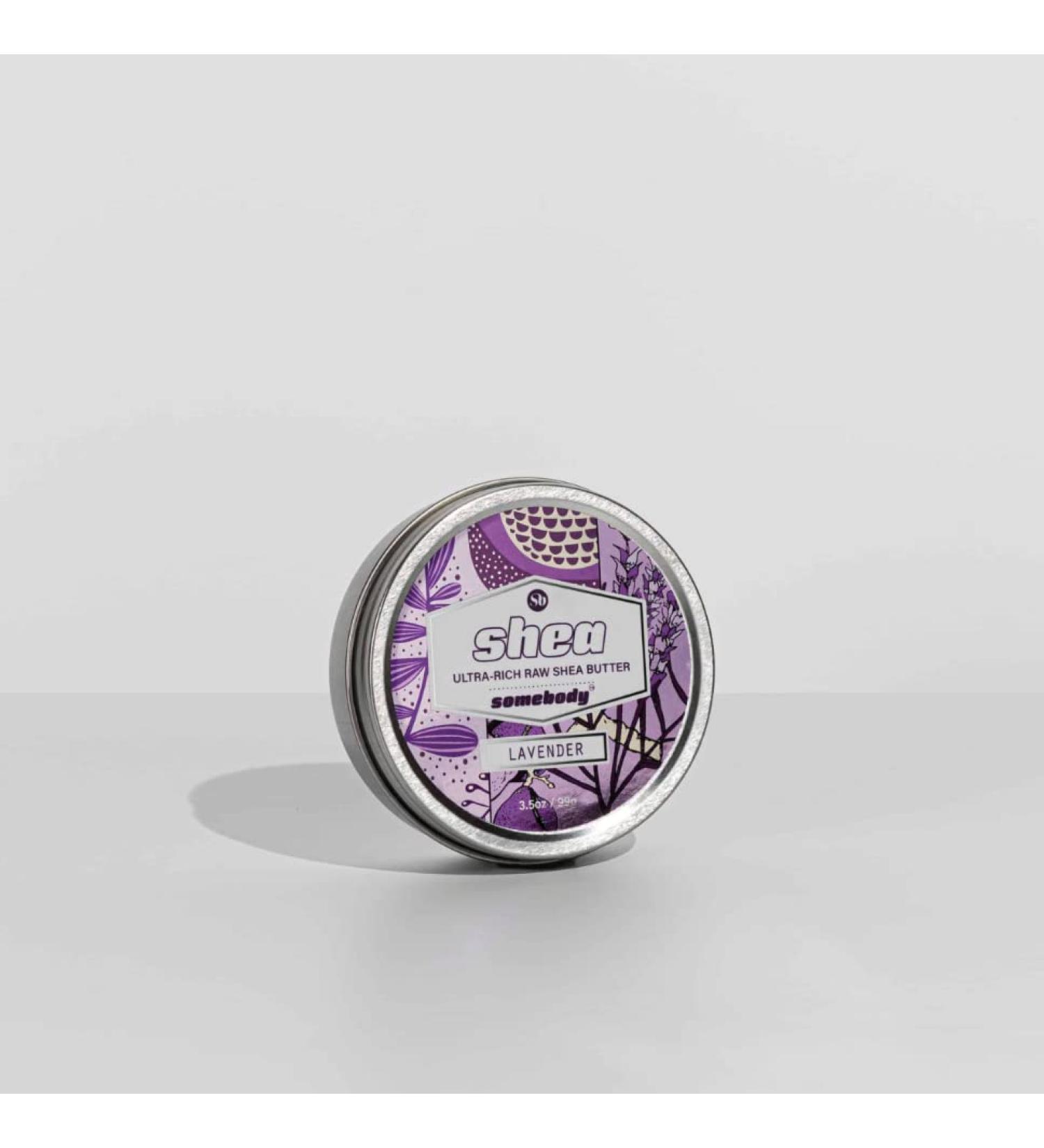 Buy Somebody Raw Organic Shea Butter - Lavender 3.5oz | Moisturizes & Protects Skin | International Shipping - Buy Online on GoSupps.com