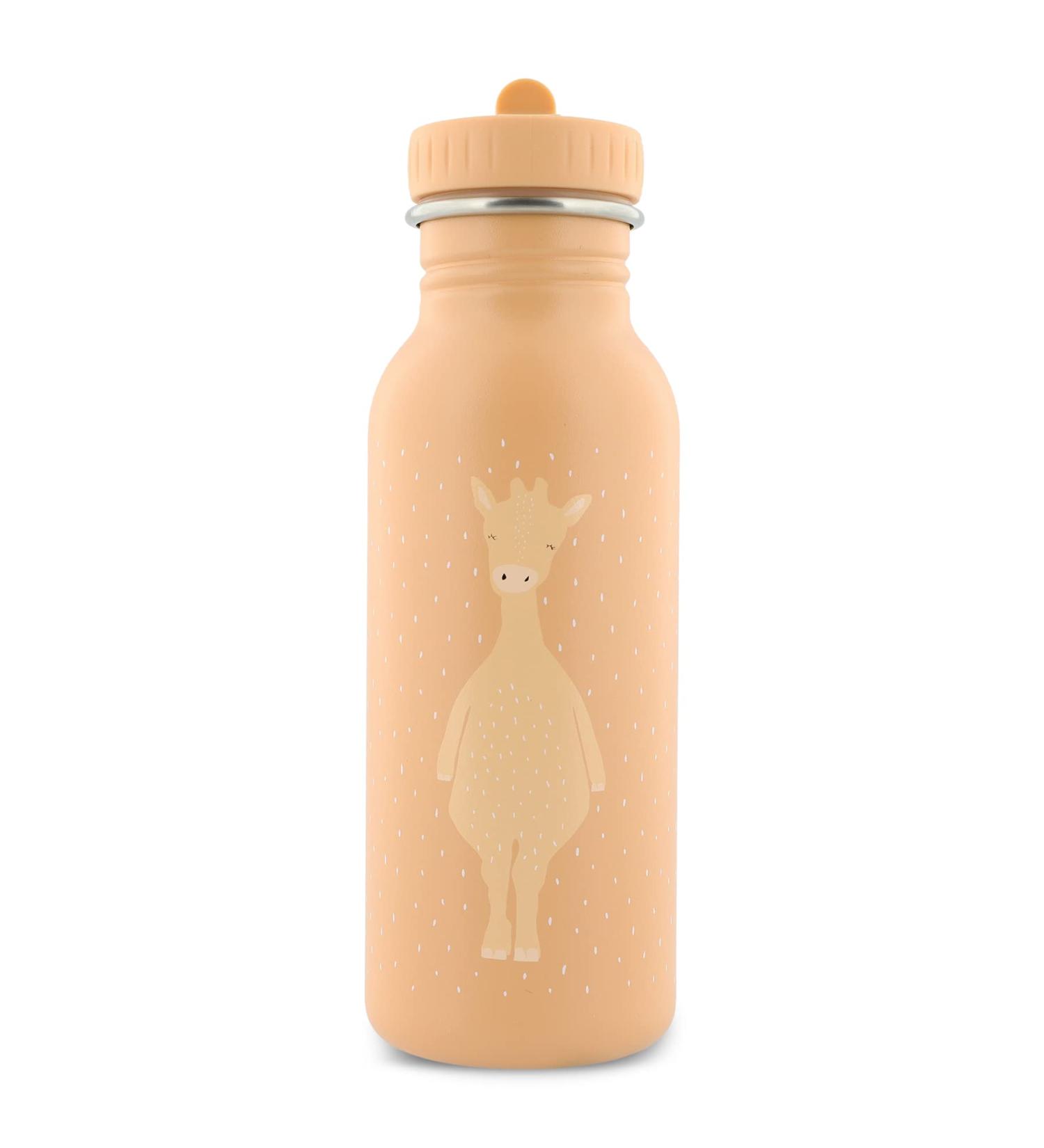 Trixie Stainless Steel Kids Drinking Bottle 500ml - Mrs. Giraffe Design - Durable & Eco-Friendly - Buy Online on GoSupps.com