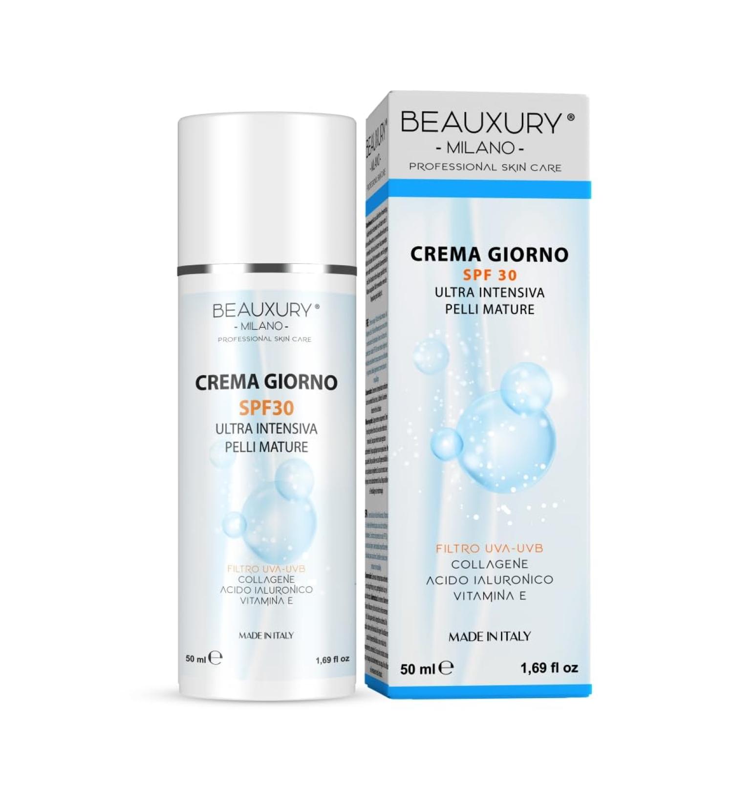 Anti-Aging SPF 30 Day Cream - UVA UVB Protection & Hydration for Mature Skin - Silicone-Free 50 ML - Buy Online on GoSupps.com