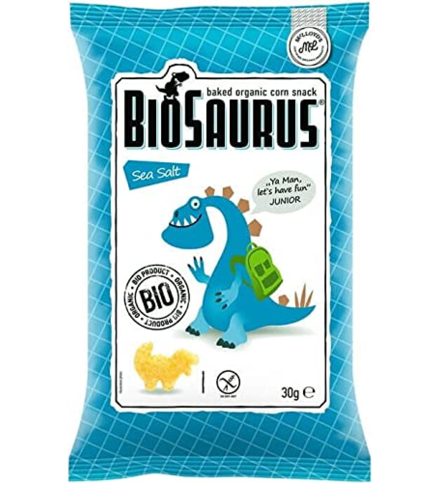 Cibi Dinosauri Corn Feet with Sea Salt Gluten-Free Organic 30g Food