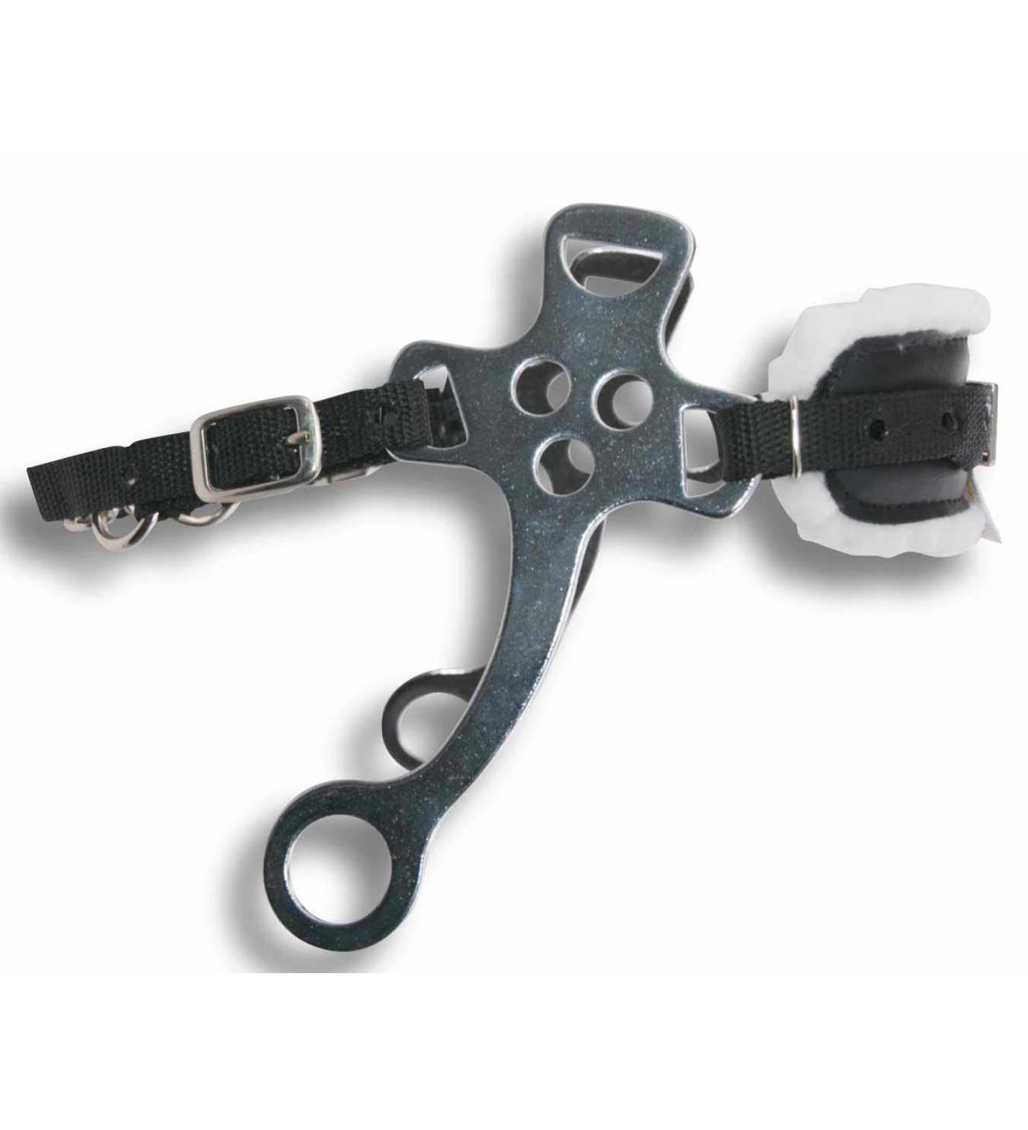 AMKA Hackamore Nylon with Faux Fur Pad - Adjustable One Size | International Shipping Available - Buy Online on GoSupps.com