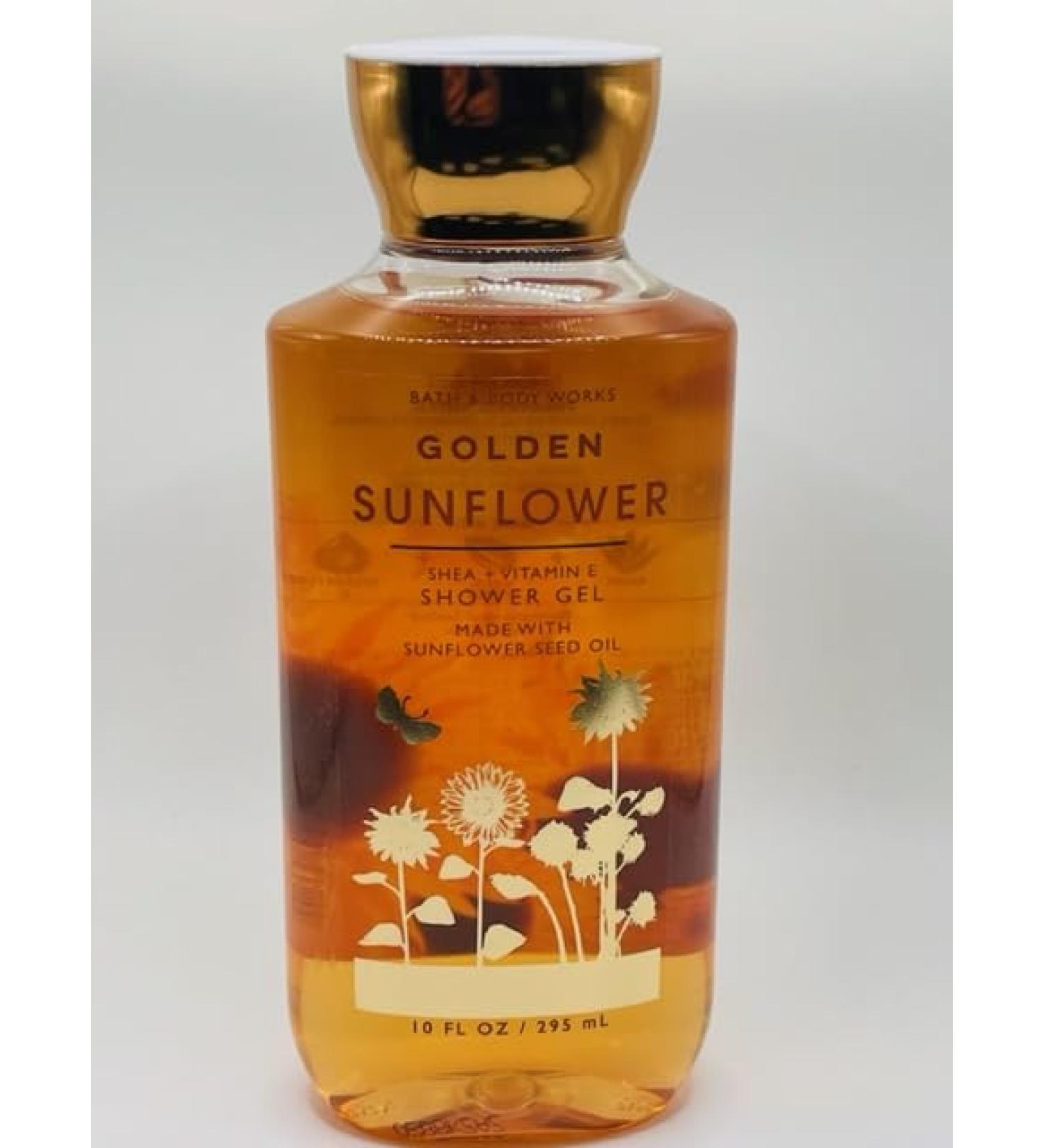Bath Body Works Golden Sunflower Shower Gel 10 Ounce Full Size Body Wash
