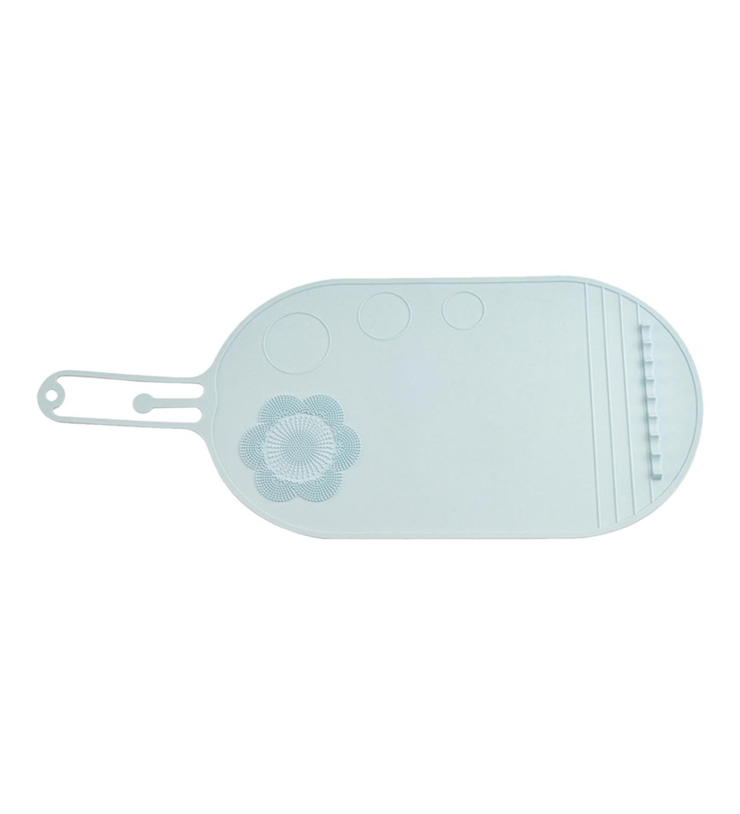 Neamou Makeup Cleaning Mat | Silicone Brush Cleaning Tool Brush Clean Pad Cleanser Multifunctional Cosmetic Cleaning Pads Portable Cosmetic Brush Scrubber Mat blue - Buy Online on GoSupps.com