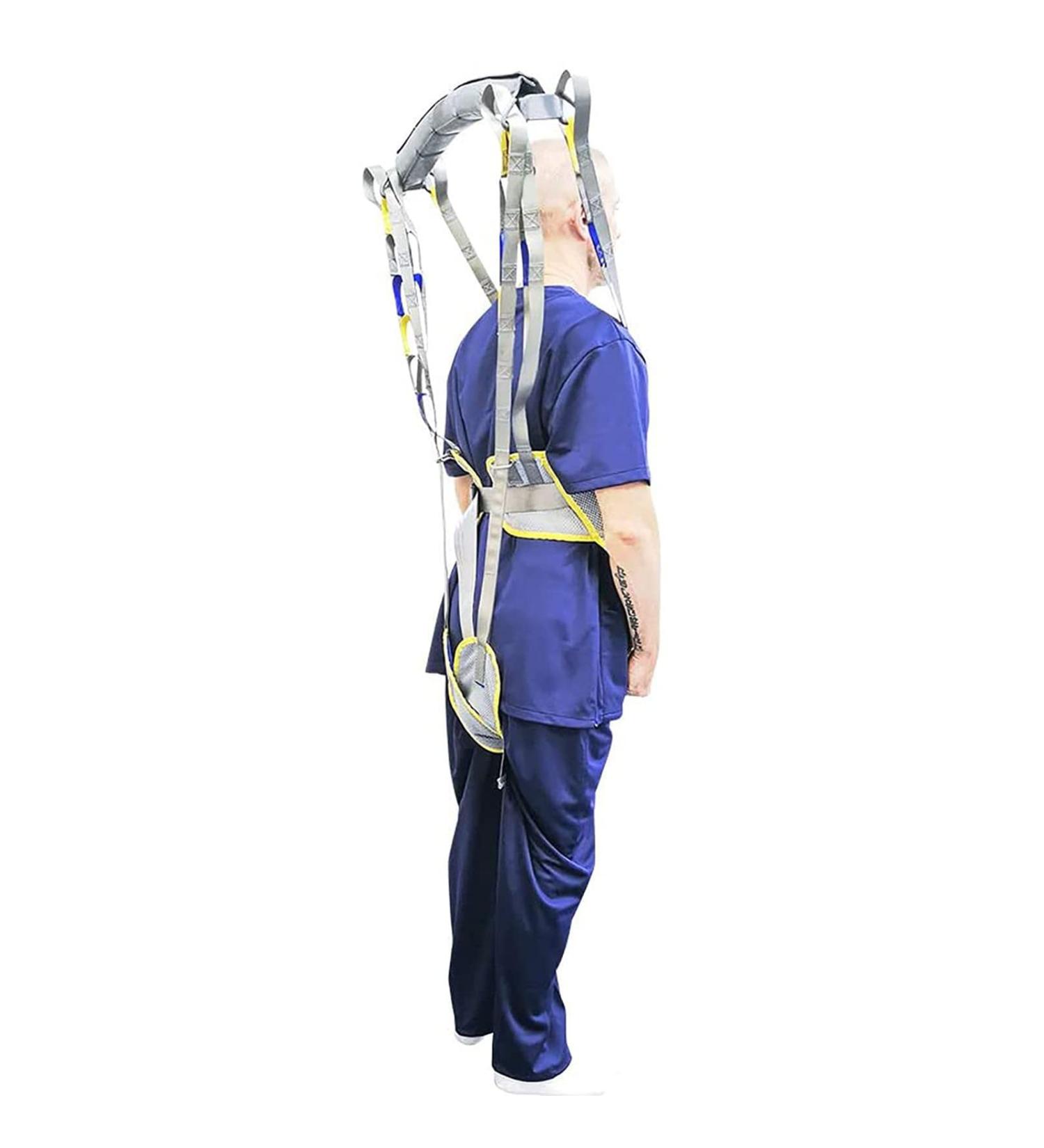 Transfer Nursing Sling Winter Lift Slings Belt Lift Sling Dress Toileting Access Padded Sling with Headrest for Transfer The Paralyzed Disabled - Buy Online on GoSupps.com
