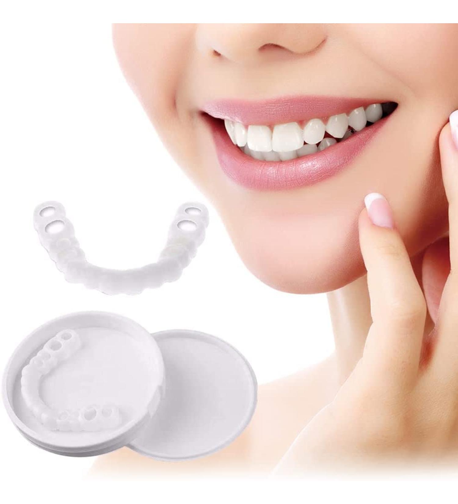 Buy WTTFC Temporary Dental Repair Veneers - Instant Cosmetic Teeth for Missing or Broken Tooth - 2 Pairs with Box - International Shipping - Buy Online on GoSupps.com
