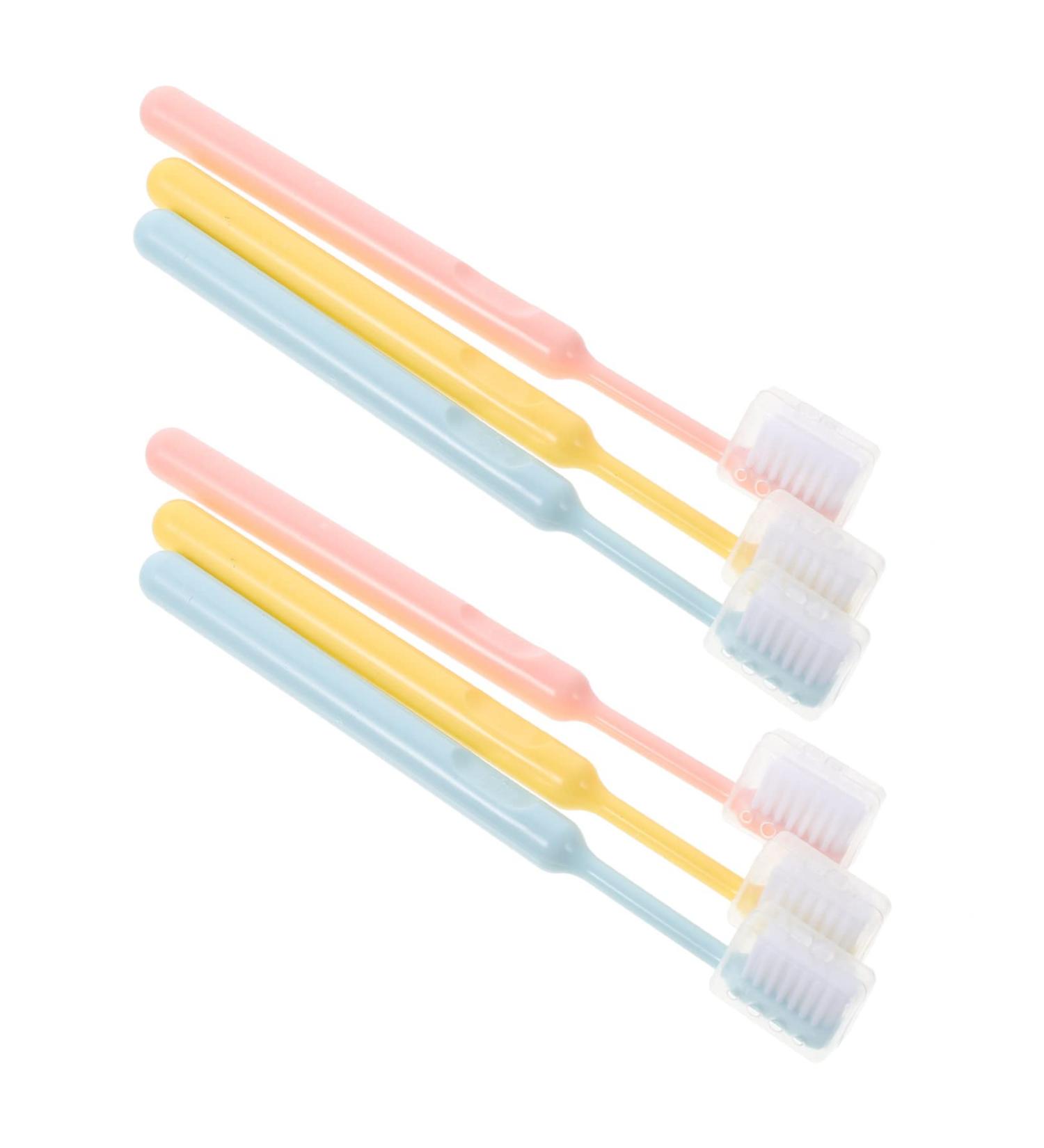 Mobestech 6th Soft Toothbrush Set - Travel-Friendly Oral Hygiene Tool for Whiter Teeth | Compact Nylon Brush for Tooth Cleaning - Buy Online on GoSupps.com