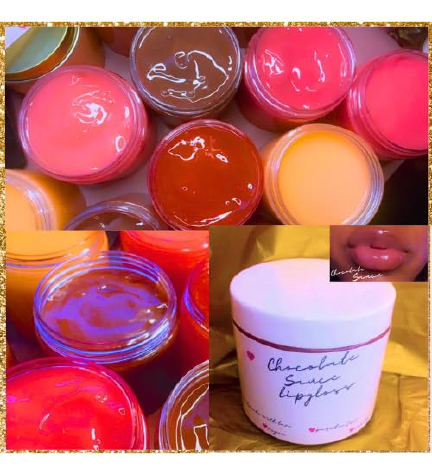 Wholesale Lip Gloss Base Jar 8oz | Premixed & Handmade | Vegan Paraben-Free Cruelty-Free | Chocolate Sauce Flavor - Buy Online on GoSupps.com