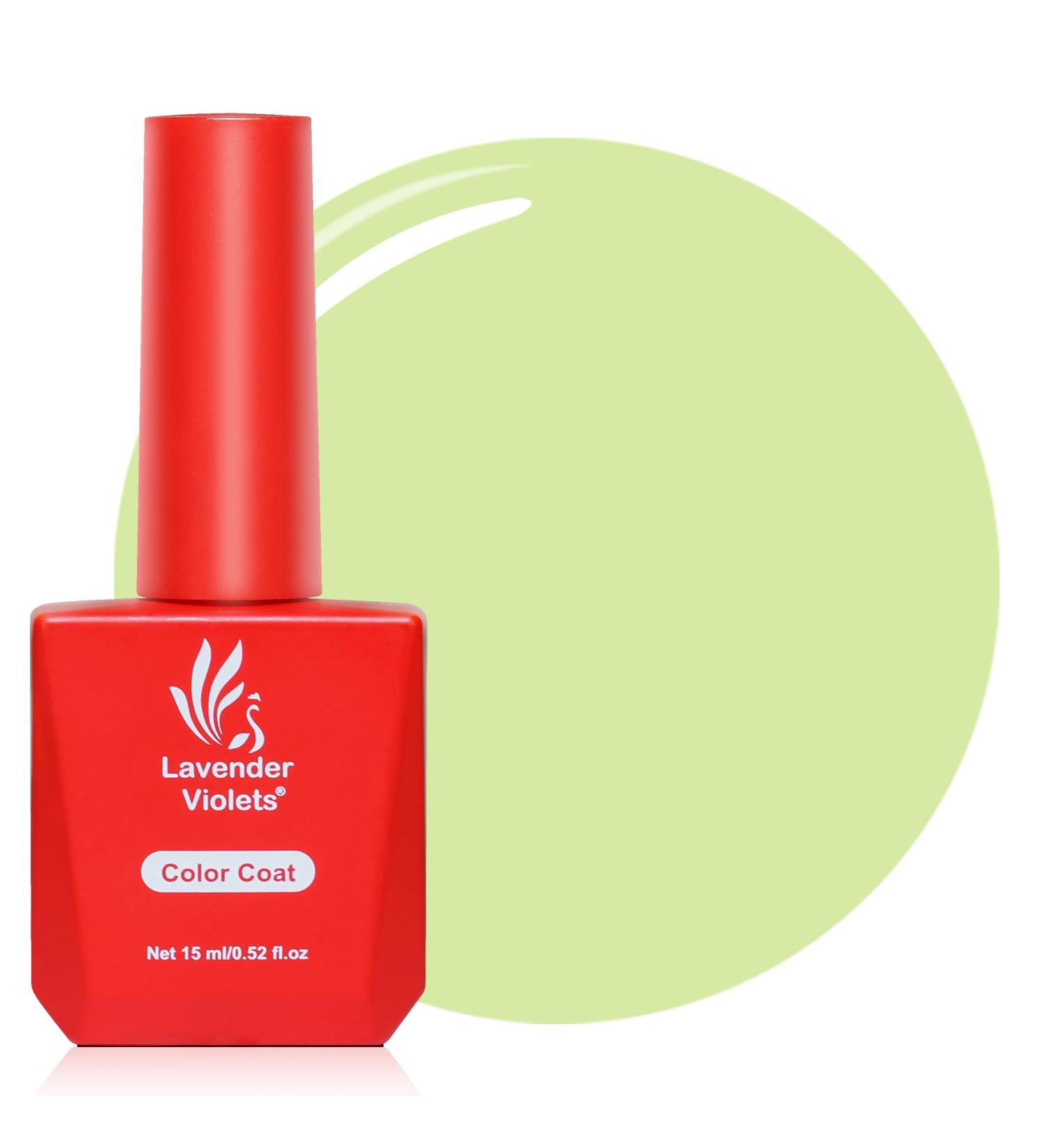 Lavender Violets 15ml Gel Nail Polish in Spring Light Green | Soak Off UV LED Lamp Cure | Manicure & Pedicure with Fructus Apple A0252 - Buy Online on GoSupps.com