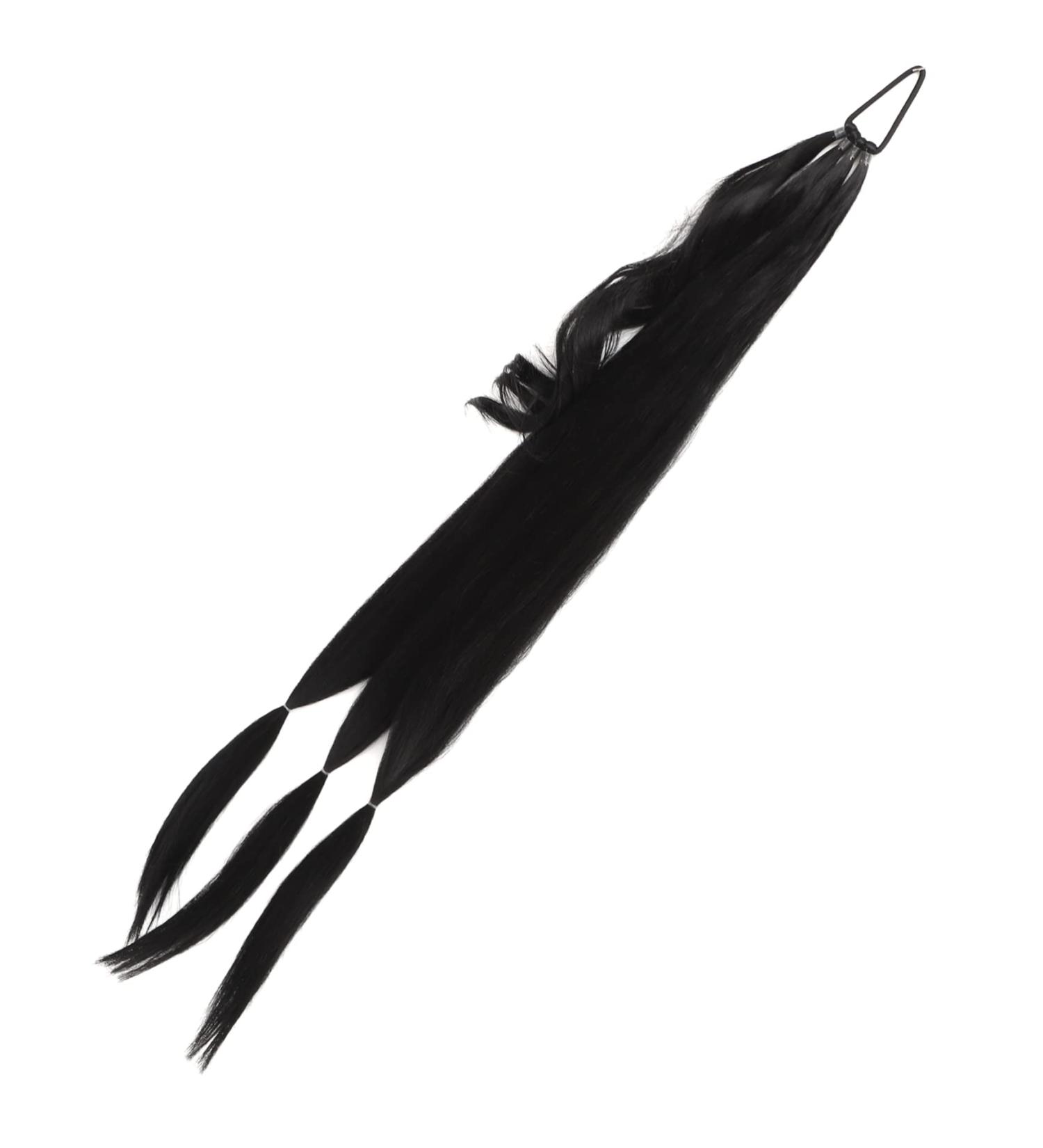 DOITOOL Braid Wig Ponytail Wig Braids Wig Hat Hair Wigs for Women Synthetic Ponytail Extention Hair Extensions for Braids Ponytail Extension Extend Girl Women's High Temperature Wire 90X5CM Black - Buy Online on GoSupps.com