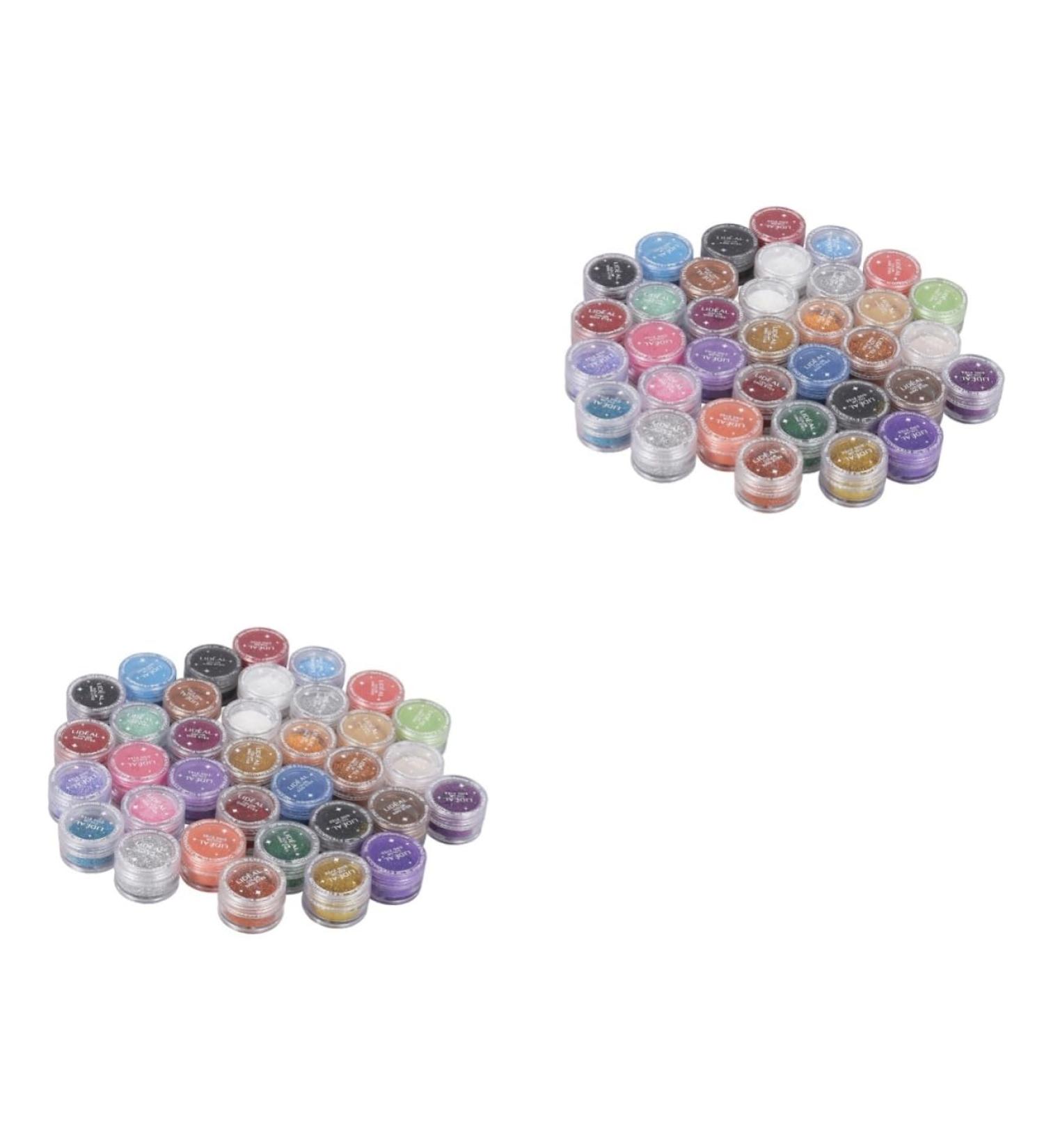 Didiseaon 60 Pcs Loose Eyeshadow Glitter Eyeshadow Pigments Powder Eye Shadow Sequins - Buy Online on GoSupps.com