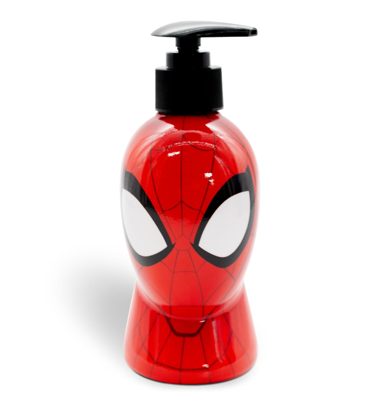 Spiderman Children Hair and Body Wash 2 in 1 Bubble Bath and Shampoo with Dispenser Suitable for All Hair Types and Dry Sensitive Skin and Scalp 300 ml - Buy Online on GoSupps.com