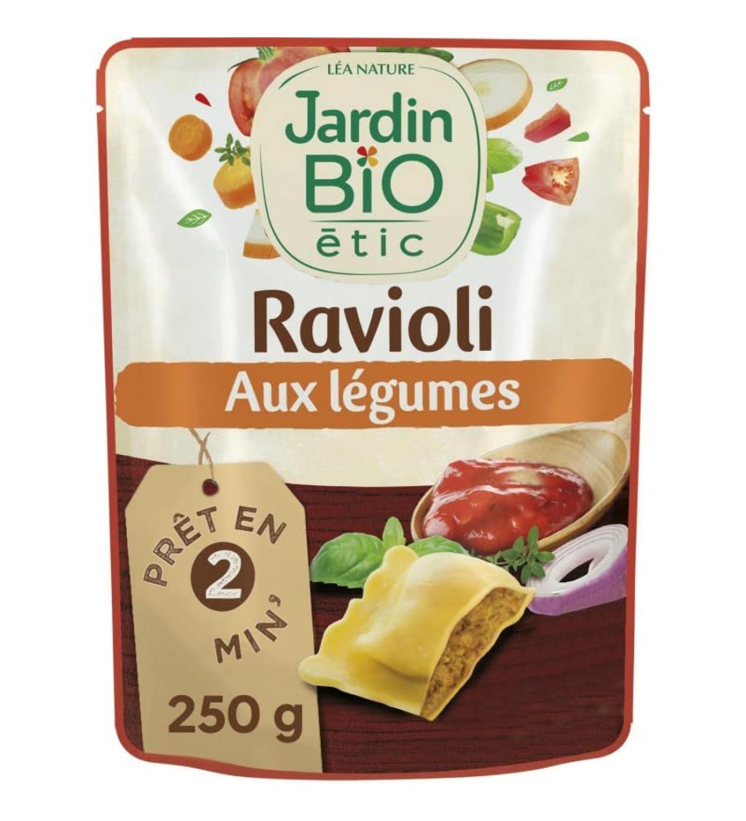 ORGANIC GARDEN - Organic Vegetable Ravioli 250G - Pack of 4