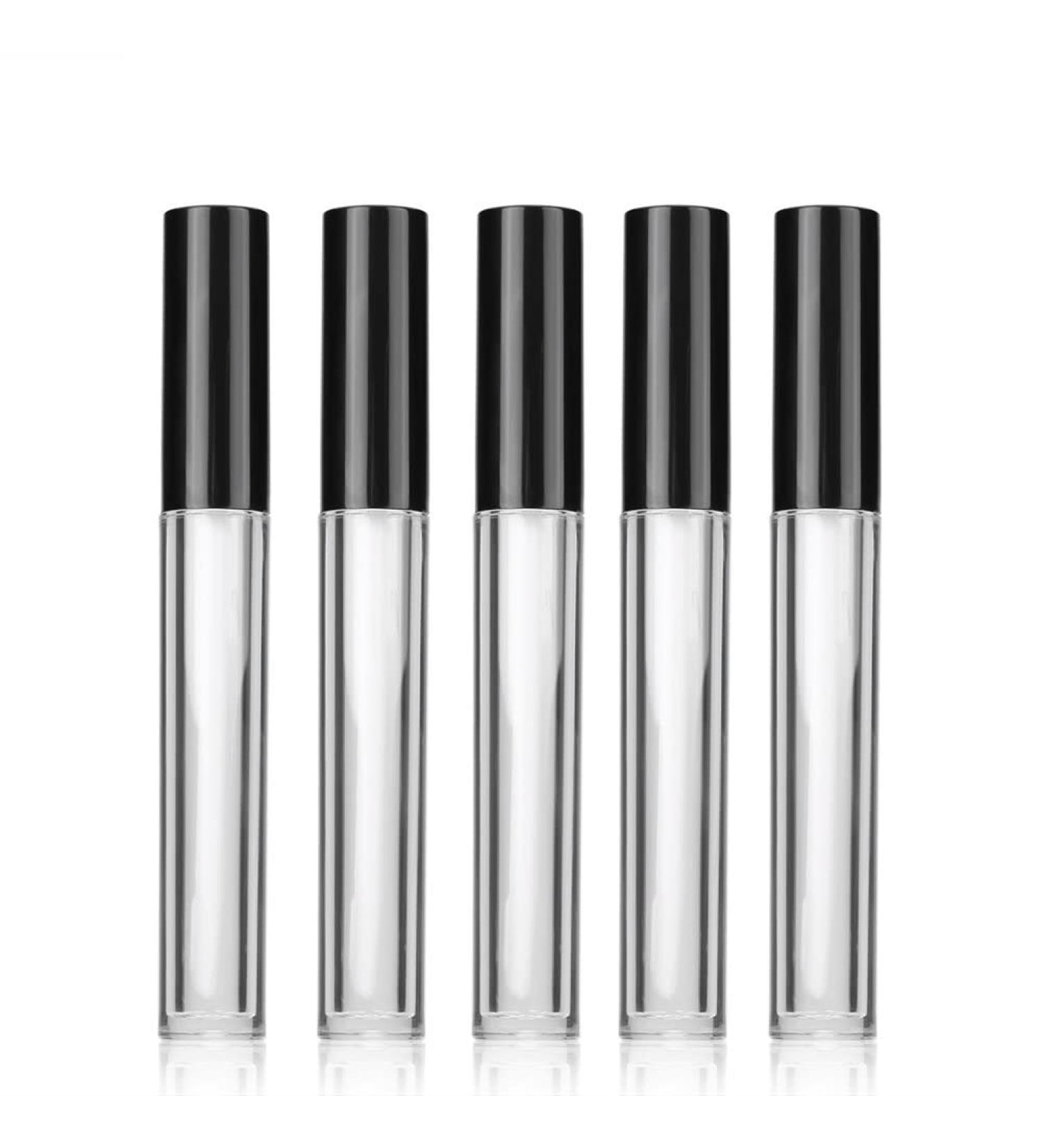 5pcs/Set 5ml Clear Empty Lip Gloss Bottles - Eyelash & Eyeliner Oil Containers for DIY Makeup - International Shipping Available - Buy Online on GoSupps.com