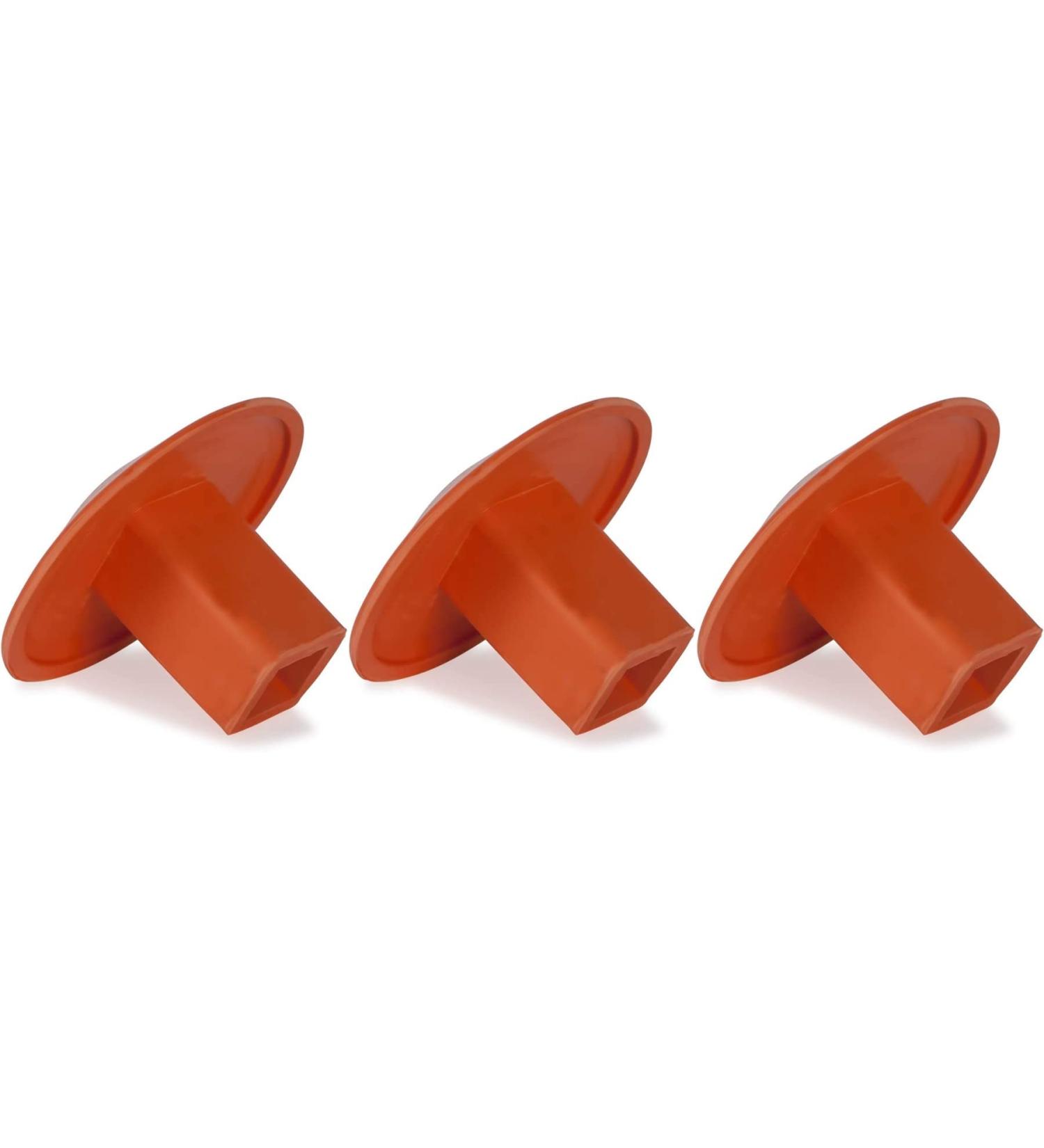 Champion Sports Molded Rubber Baseball/Softball Base Plug - Orange (Pack of 3) - Buy Online on GoSupps.com