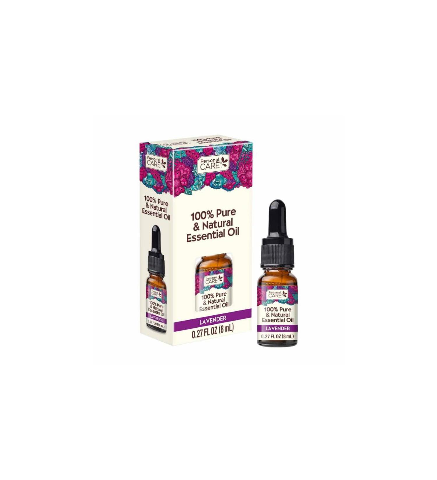 100% Pure & Natural Essential Oil 0.27 fl oz (Lavender)