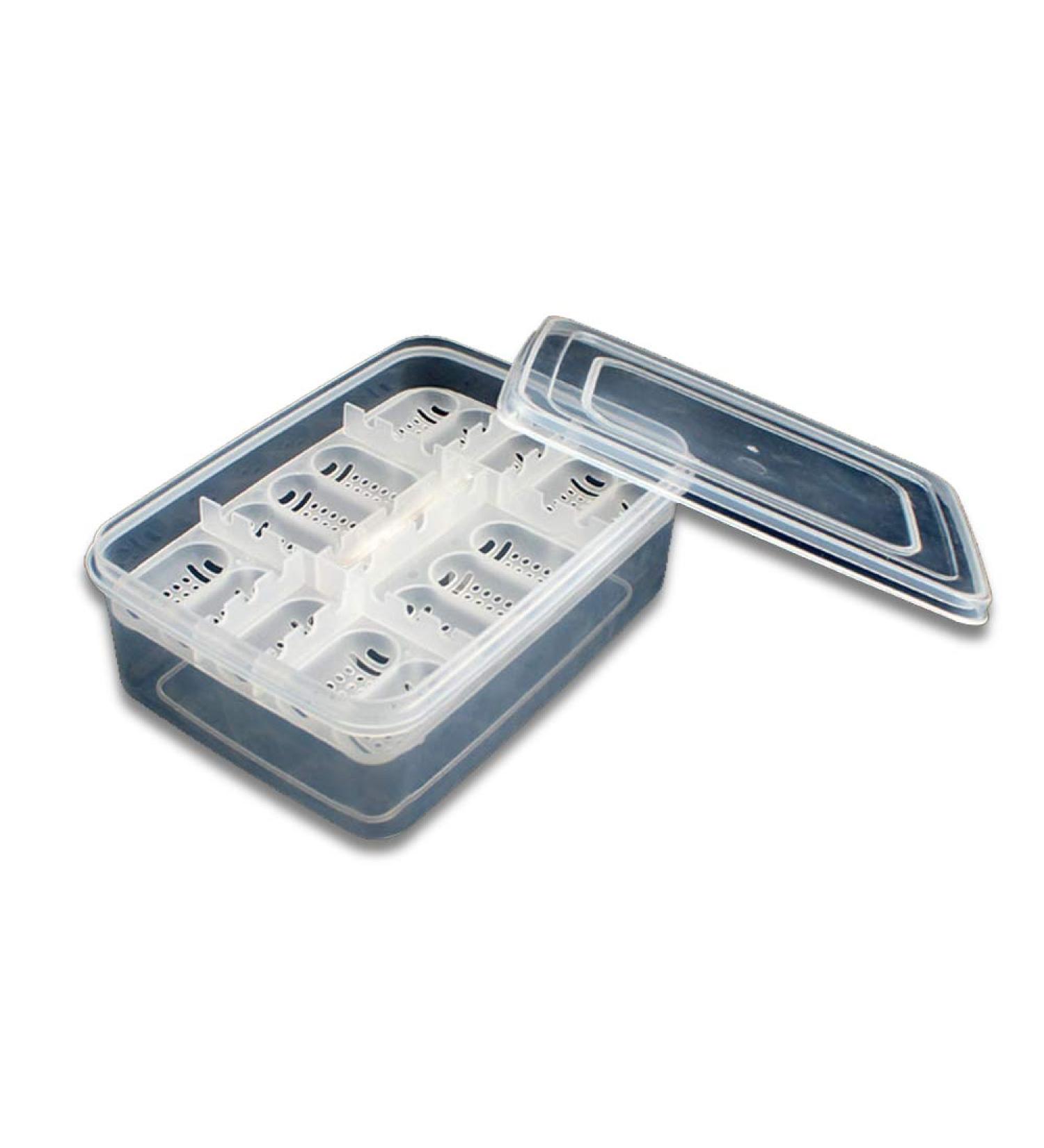 16 Grids Reptile Breeder Box - Professional Plastic Breeding & Hatching Incubator for Reptiles - Ideal for Snakes, Lizards, Turtles, and Geckos - Includes Eggs Tray - 6.6 x 4.8 x 2.4 inches - Buy Online on GoSupps.com