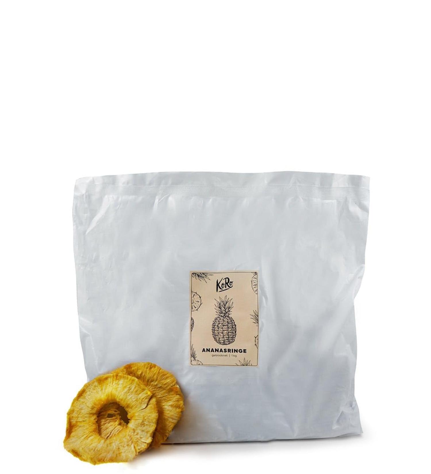 KoRo - Ananas s ch sans sucre ajout | 1 kg - 100% ananas s ch sans sucre ajout non sulfur parfait pour vos collations 1 kg (Lot de 1) - Buy Online on GoSupps.com