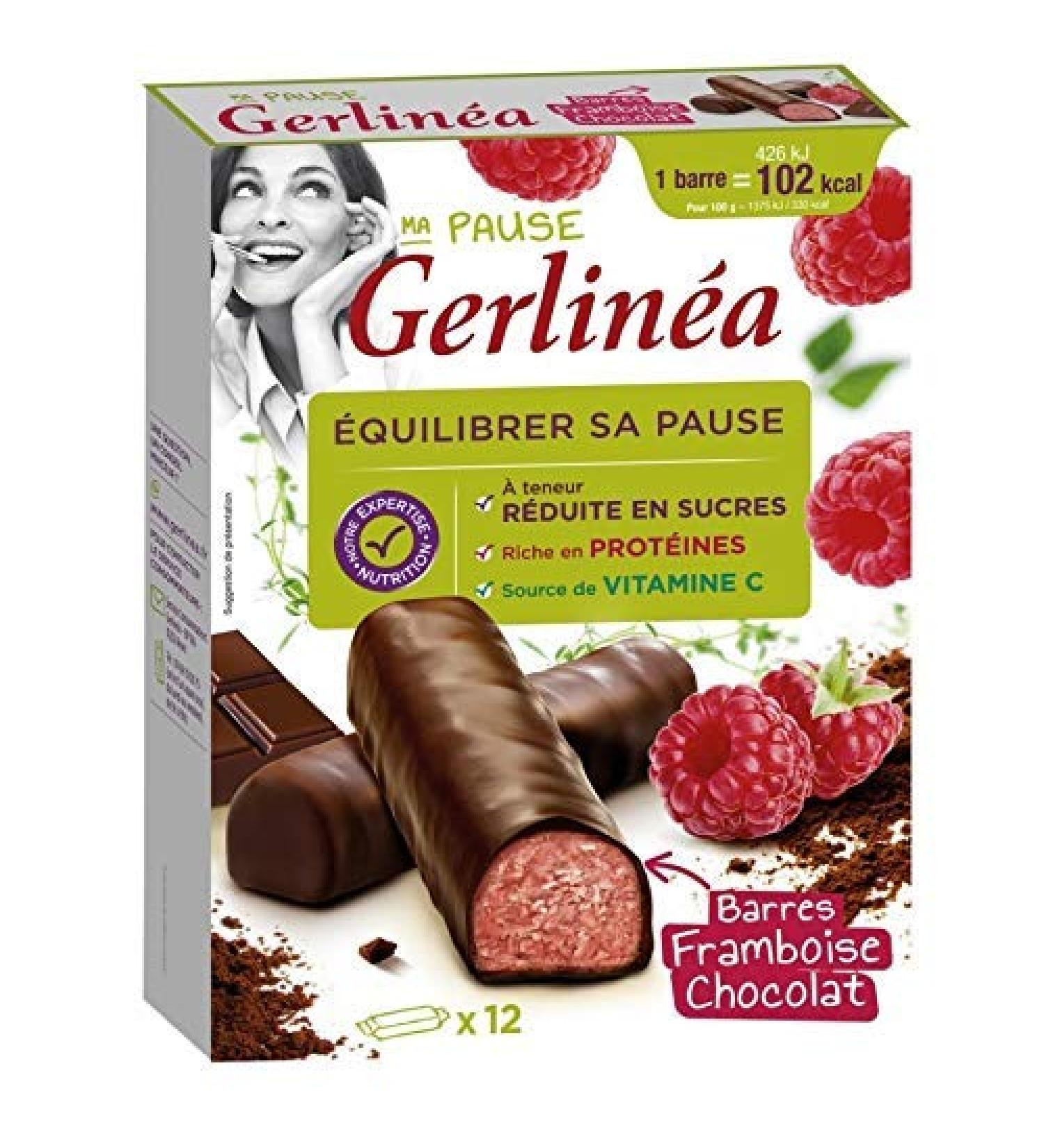 Gerlinéa - Raspberry Chocolate Bars 372 g - Set of 2 - Best Offer