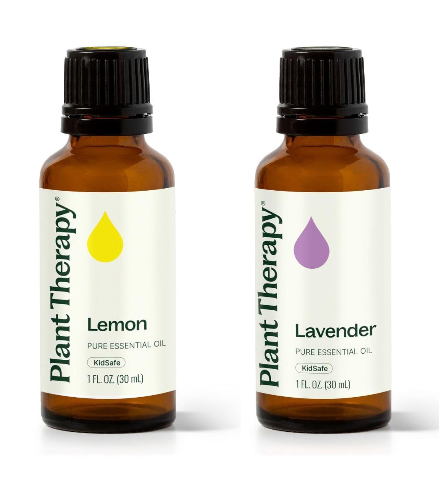 Plant Therapy Lemon & Lavender Essential Oil 100% Pure Undiluted Natural Aromatherapy Each Bottle 30 mL (1 oz) - Buy Online on GoSupps.com