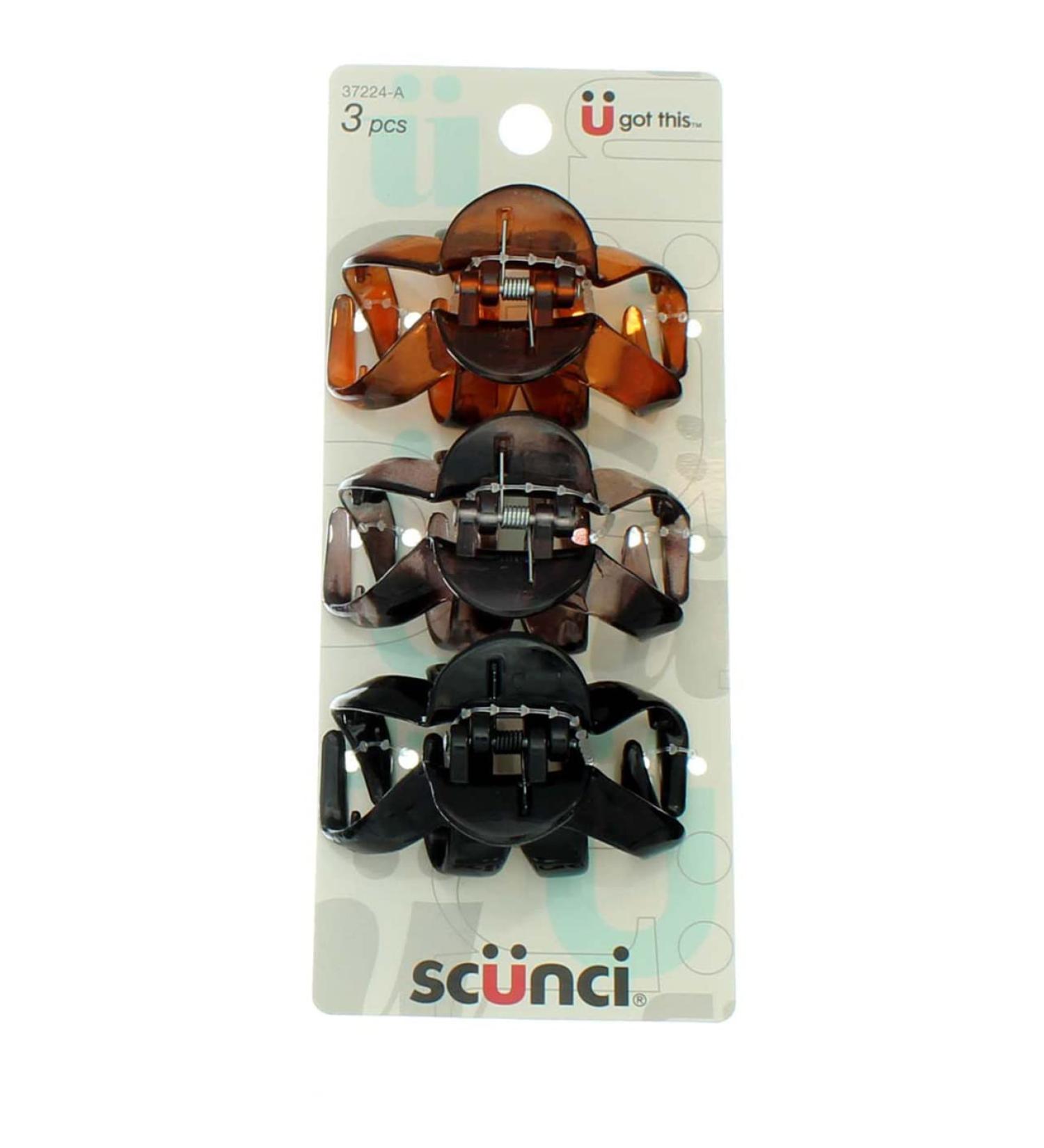 Scunci Effortless Beauty Jaw Hair Clips - Pack of 4, 3 ea - Convenient Hair Accessories - Buy Online on GoSupps.com