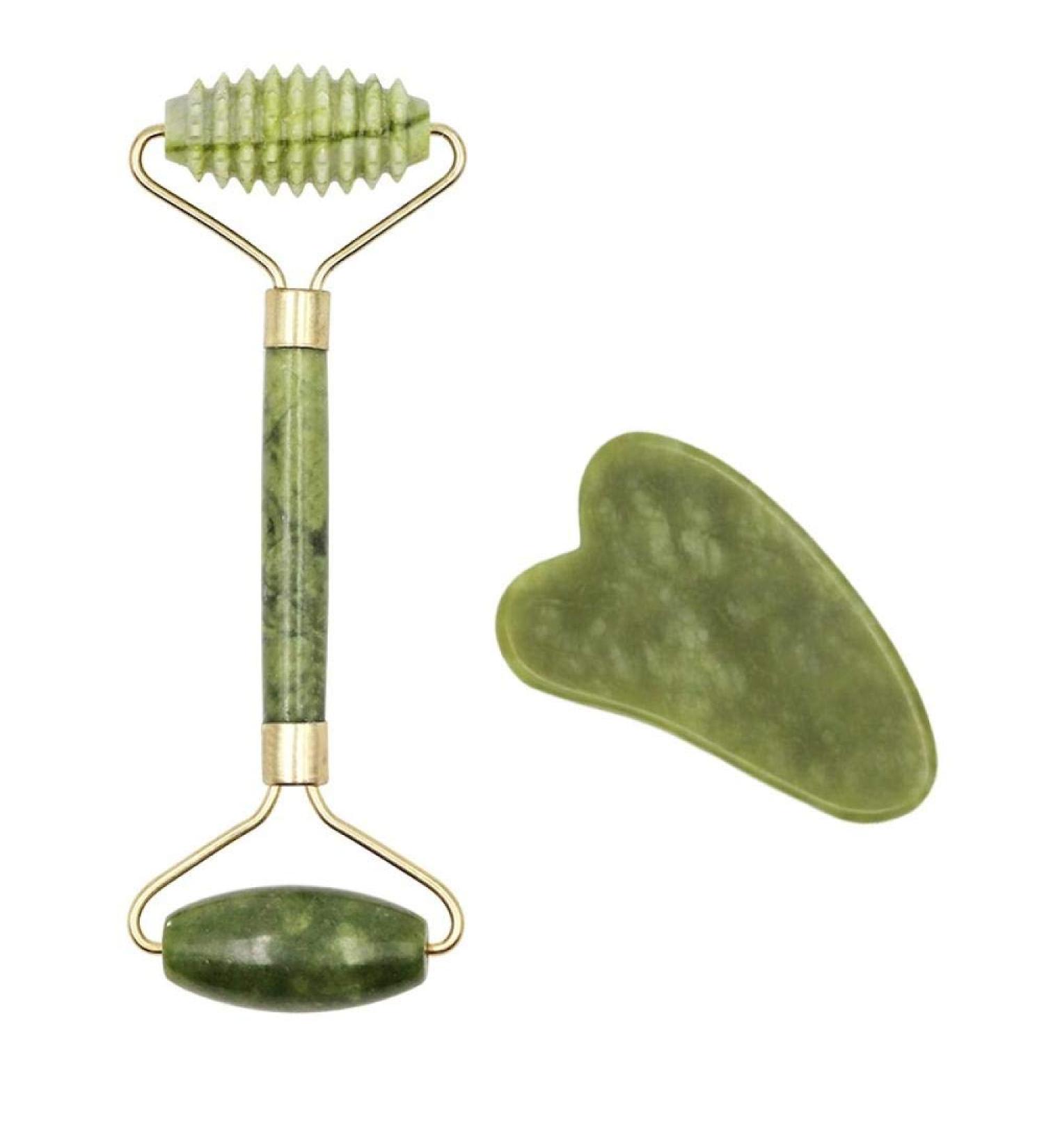 Gua Sha Facial Tool 5pcs Facial Massager Roller Plate Board Slimming Jade Stone Face Lifting Massager Eye Face Neck Thin Tools Scraping Skin Board-5 sets size 5_Russische F deration - Buy Online on GoSupps.com