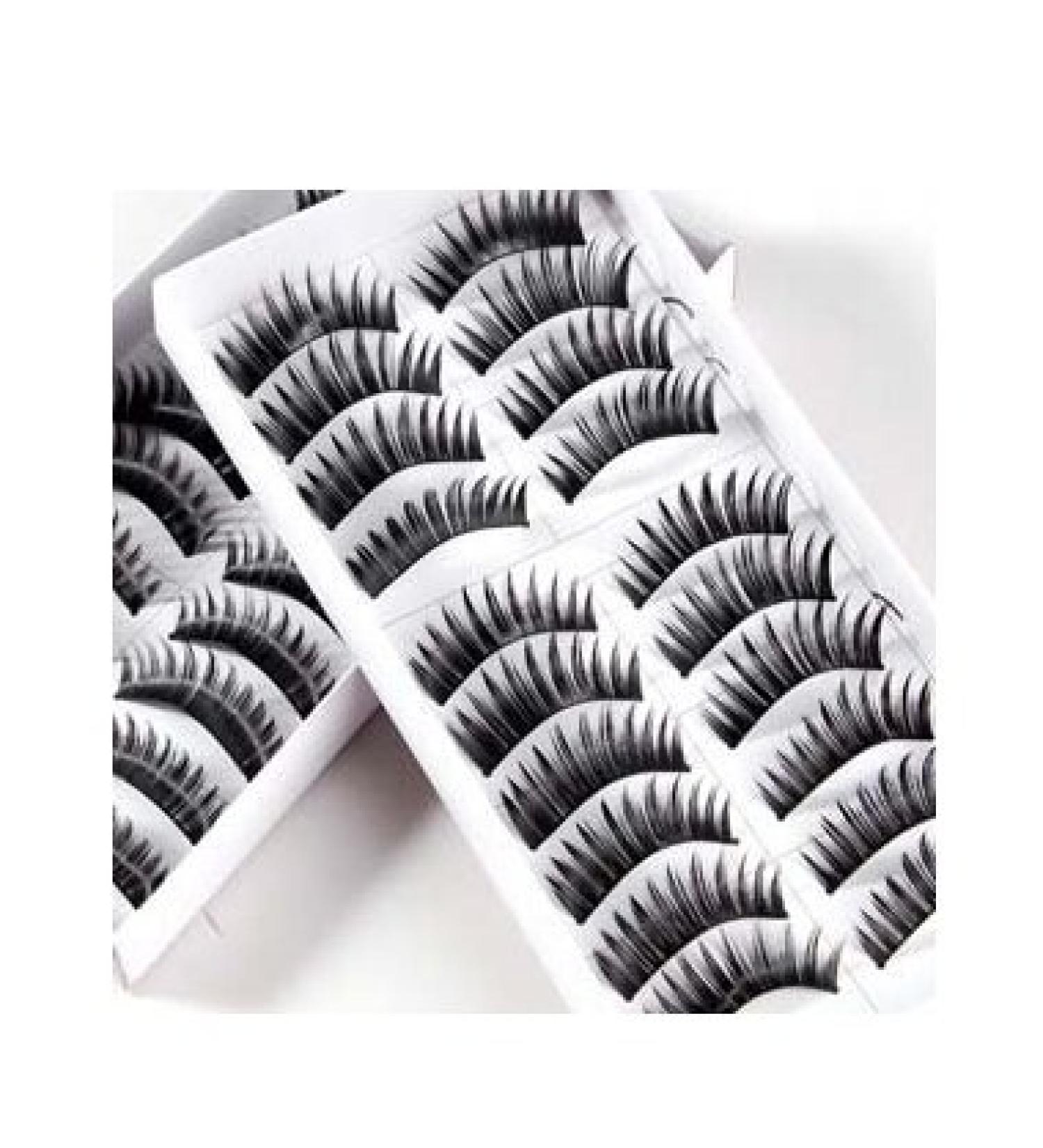 20 Pairs Black Thick Natural Long Makeup False Fake Eyelash Eye Lashes #149