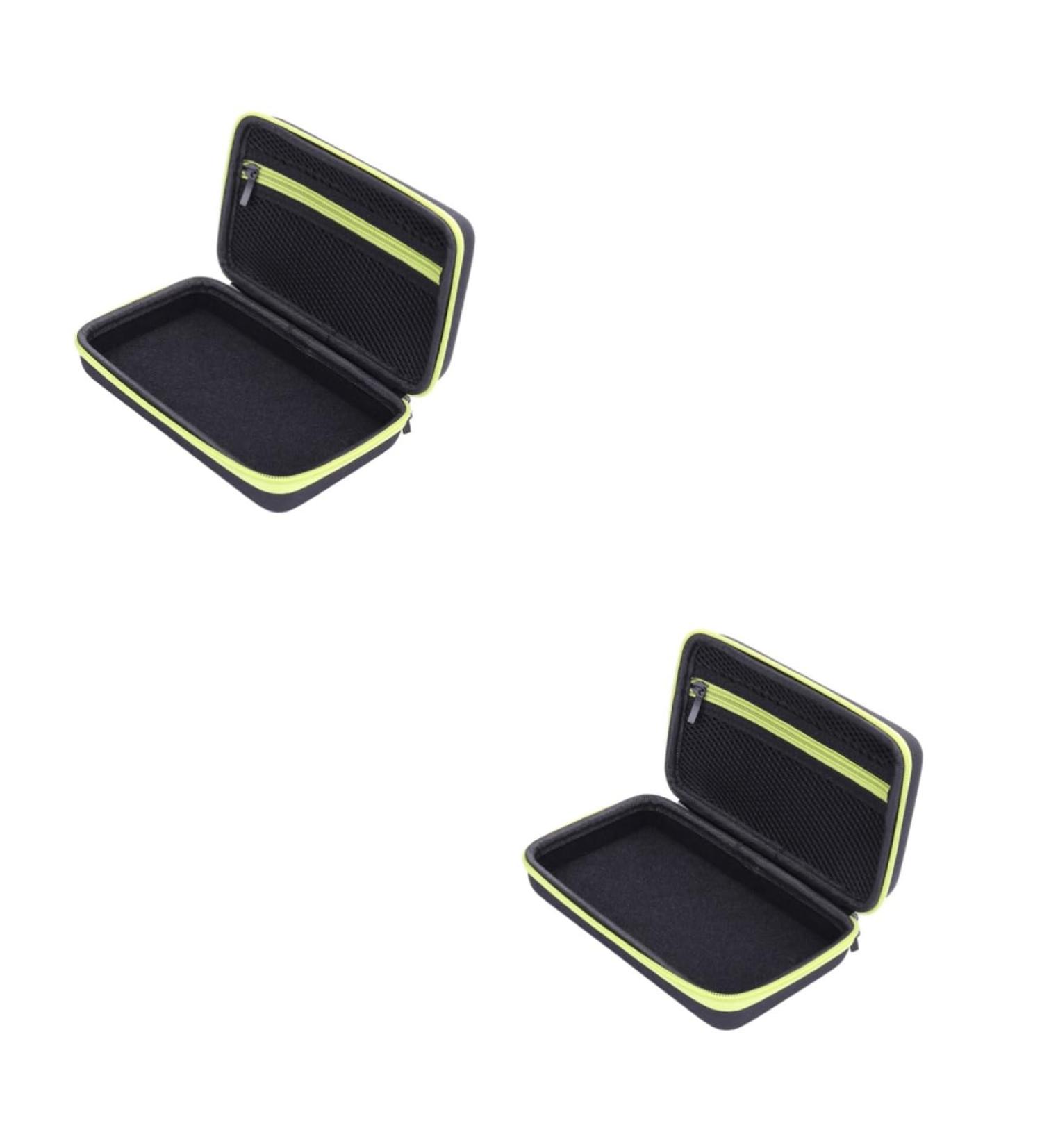 Doitool 2-Pack Razor Travel Case - EVA Flock Bag Suitcase for Travel Razor Blades - Zip Holder & Starting Box - Green - Buy Online on GoSupps.com