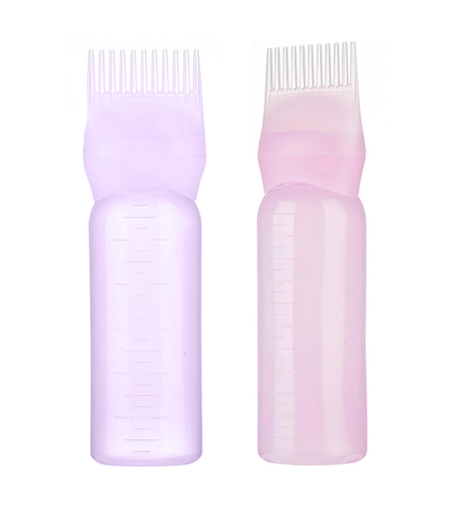 Sumajuc Hair Dye Brush Bottle Root Comb Applicator - 2 Pack Plastic Squeeze Bottles - Buy Online on GoSupps.com