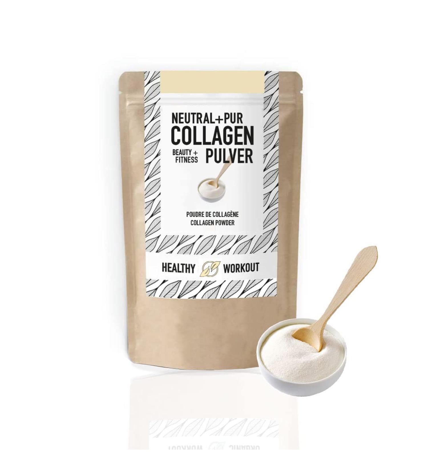 Collagen Powder - High Bioavailability - Bioactive Collagen Hydrolysate - Type 1-3 Peptides - Perfect Solubility - Neutral Taste - Healthy Workout - Buy Online on GoSupps.com