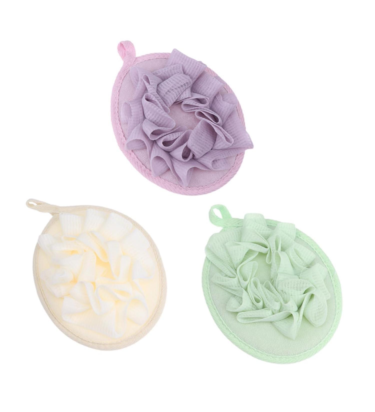 FRCOLOR 3pcs Exfoliating Bath Mitt & Shower Gloves - Loofah & Body Scrub Accessories for Spa-like Bathing - Buy Online on GoSupps.com