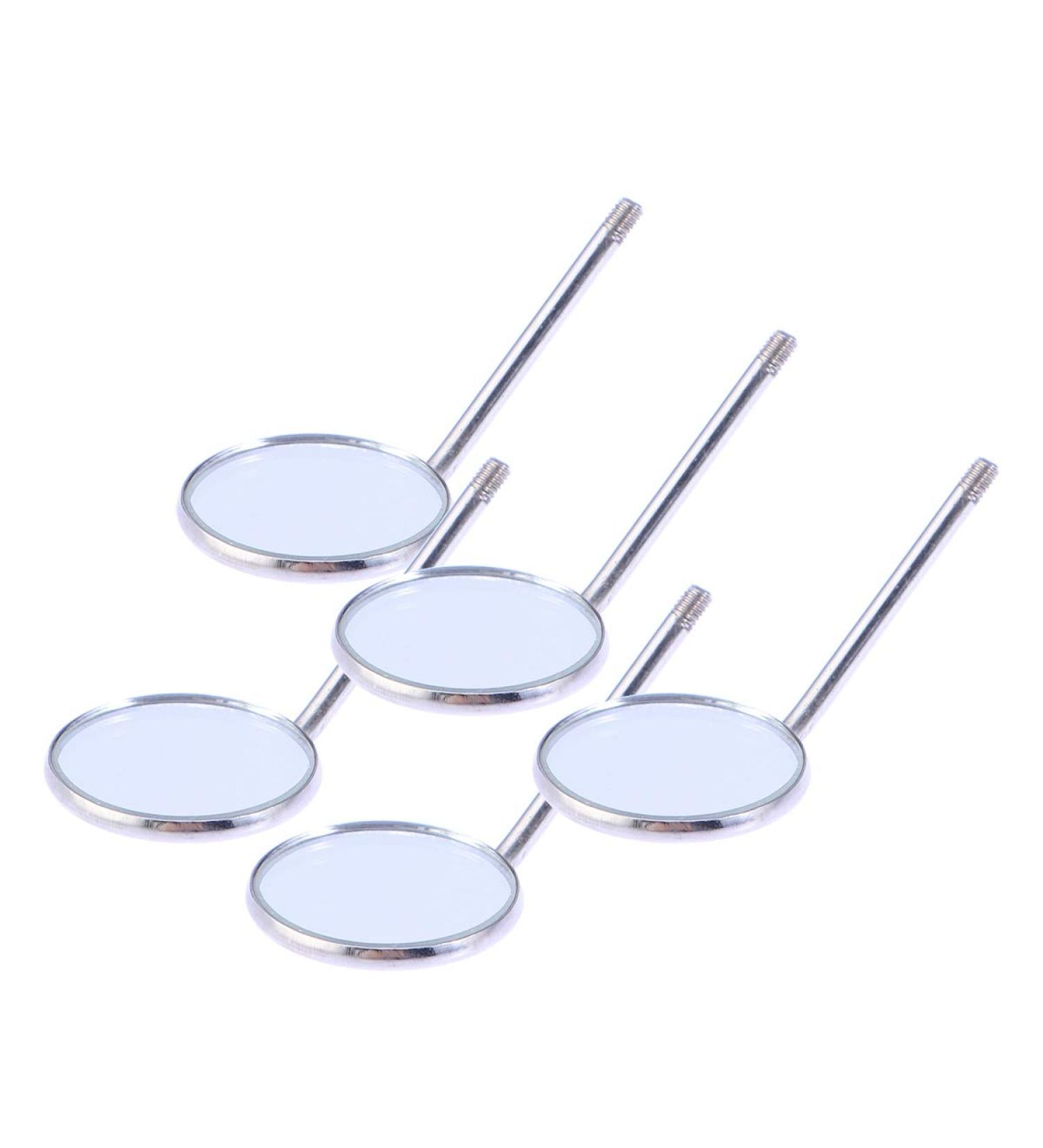 SUPVOX Stainless Steel Dental Mirror Replacement Heads - 22mm for Teeth Examination (5 Pack) - International Shipping Available - Buy Online on GoSupps.com