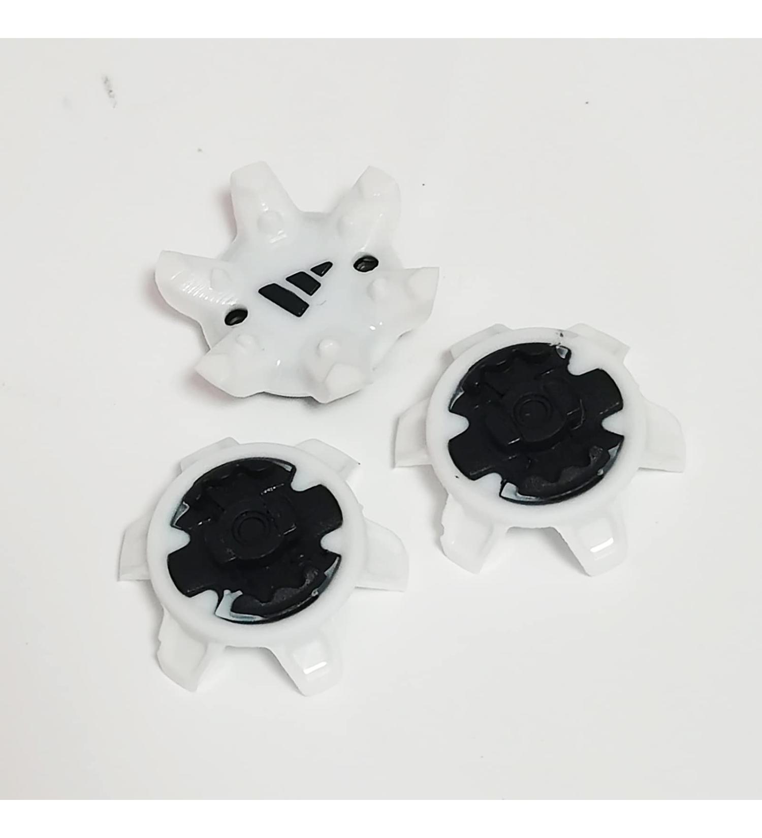 28 PCS Thintech Replacement Cleats Fast Lock Golf Spikes - White Black - Buy Online on GoSupps.com