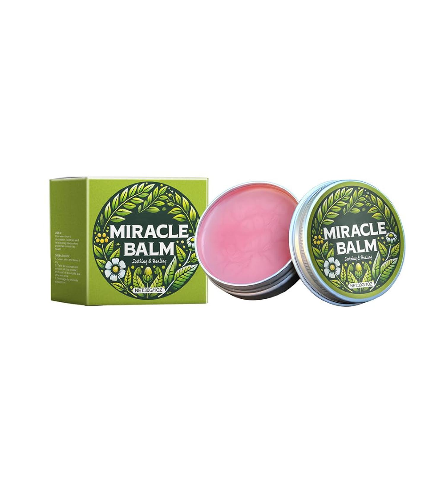 Miracle Balm Relaxed and Comfortable Balm for Legs Arms Back. Relieve discomfort 30g (1 PC) - Buy Online on GoSupps.com