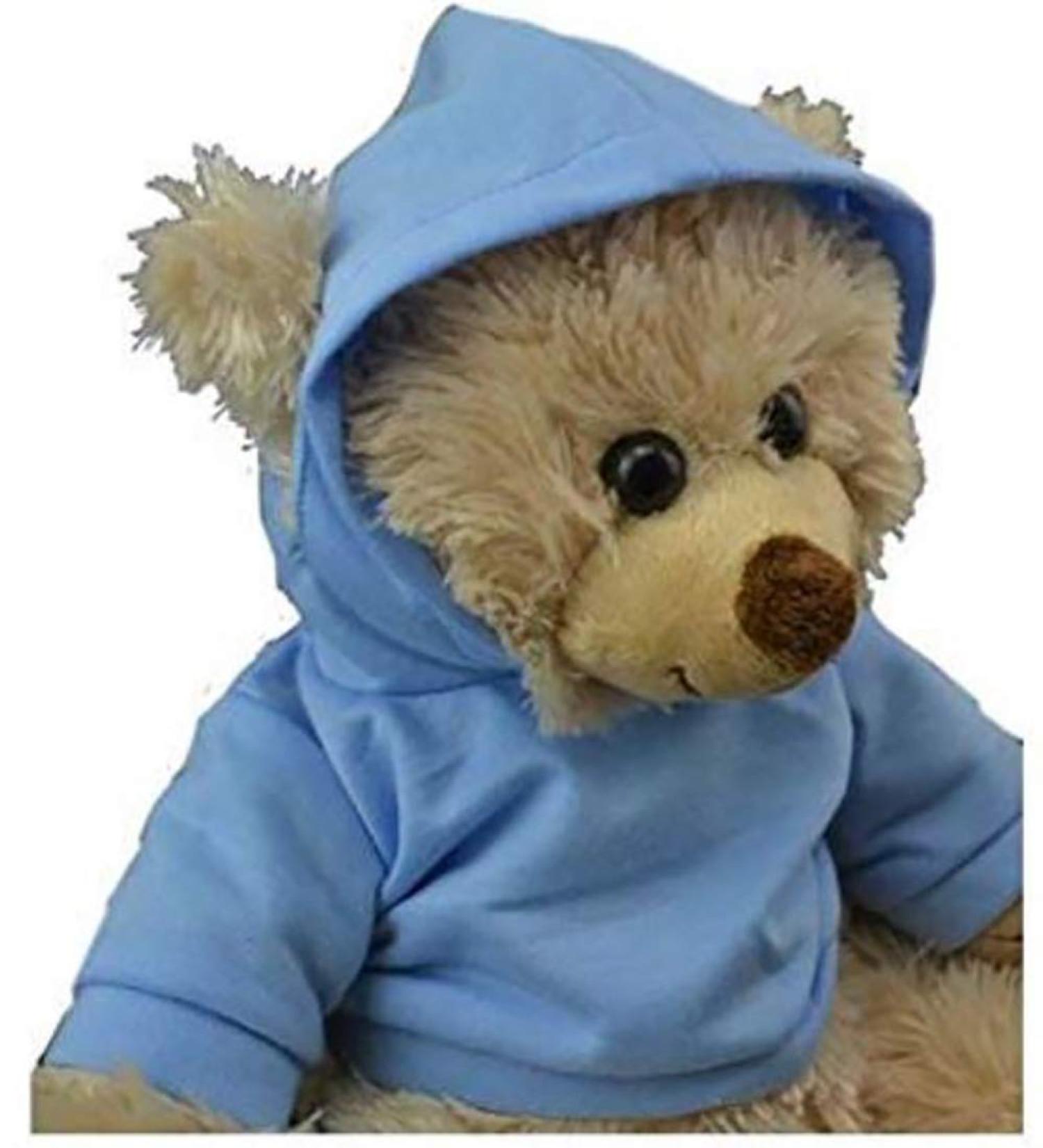 Light Blue Hoodie Tee for 14-18 Build-a-Bear & Stuffed Animals - Buy Online on GoSupps.com