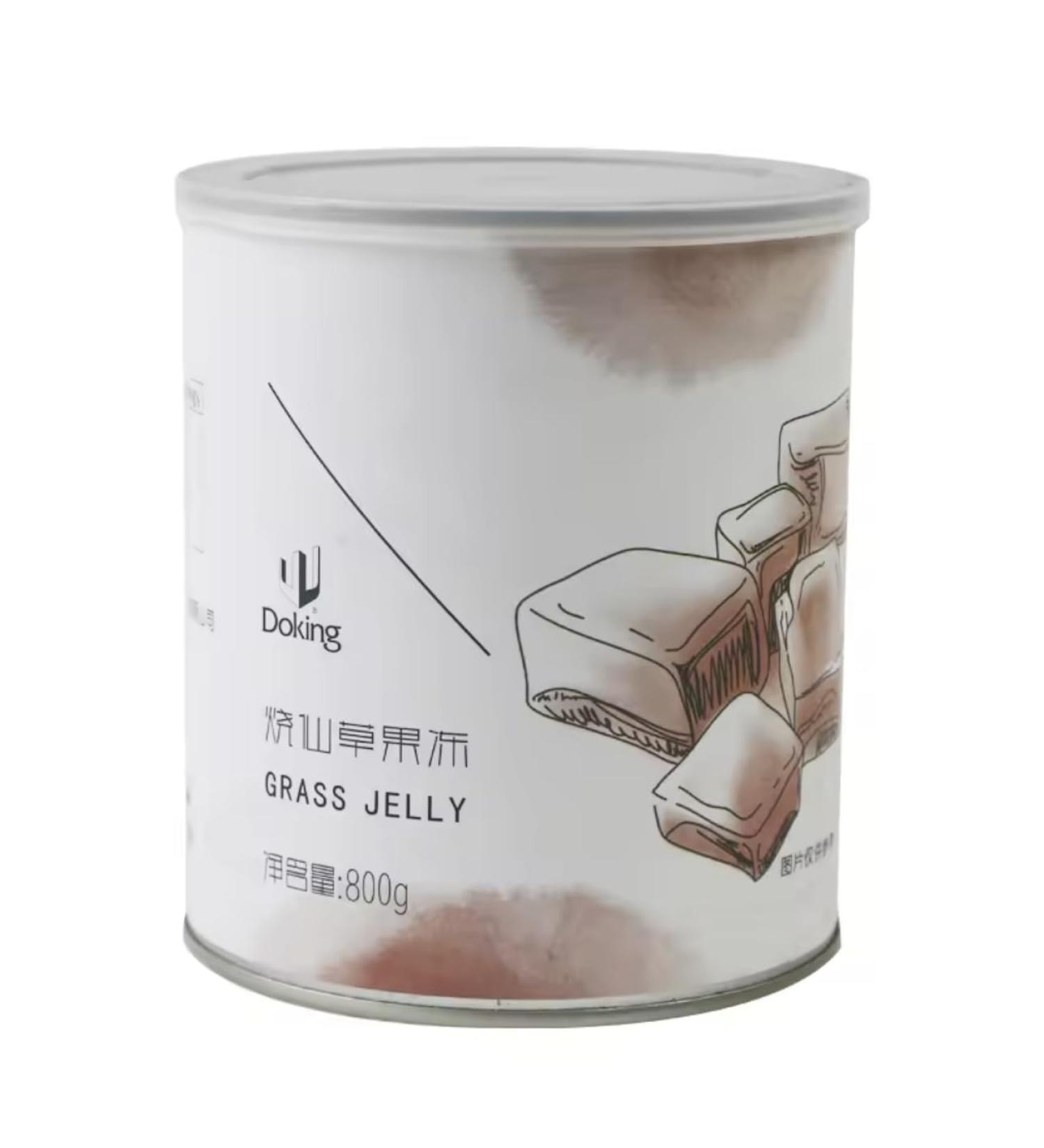 Starry Mart Doking Jelly for Bubble Tea Dessert Topping 800g (Grass Jelly) - Buy Online on GoSupps.com
