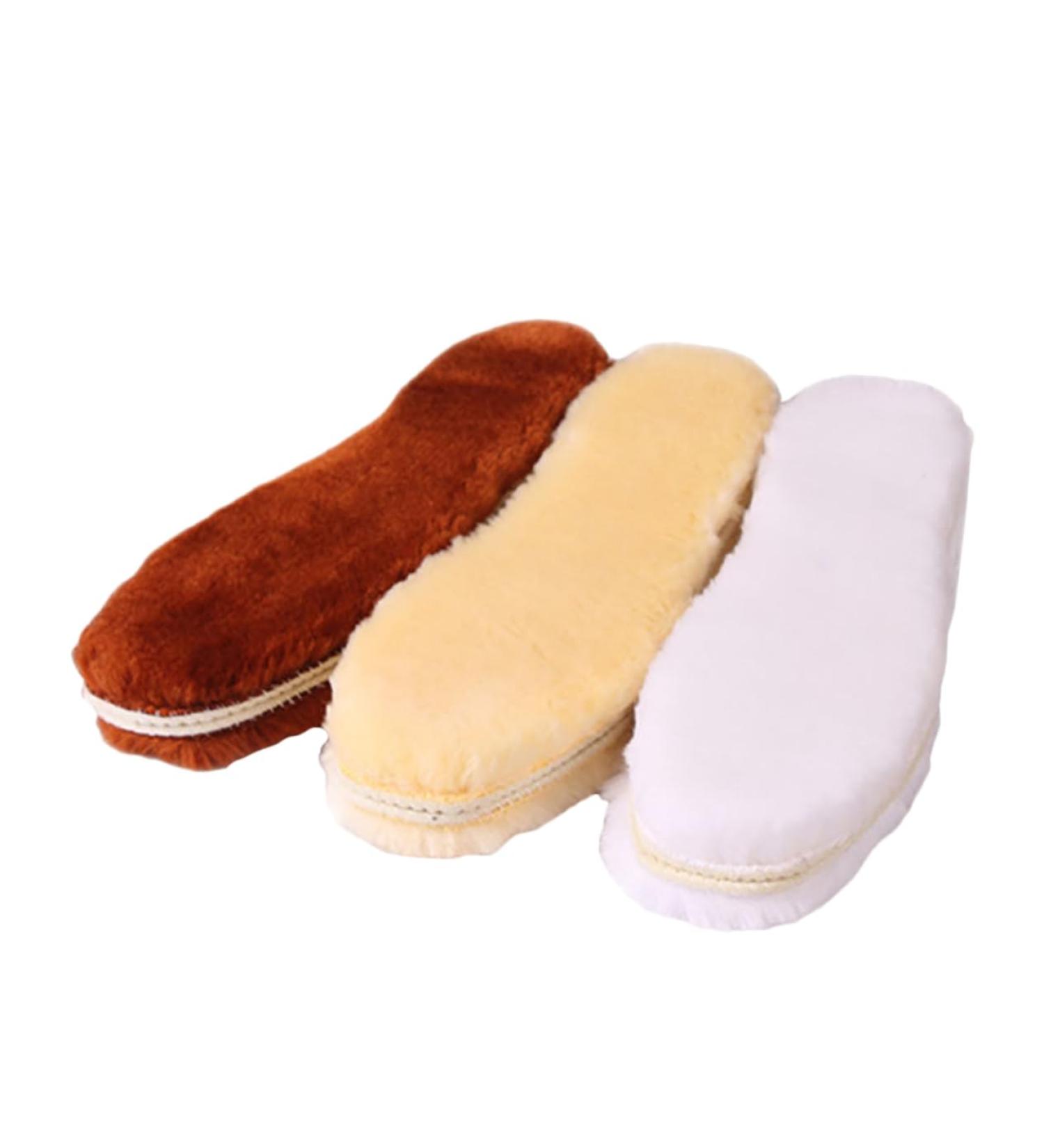 3 Pairs Warm Shoe Pads Winter Thermal Insoles for Ultimate Comfort | Fluffy Lambswool Inserts for Boots & Shoes - Buy Online on GoSupps.com