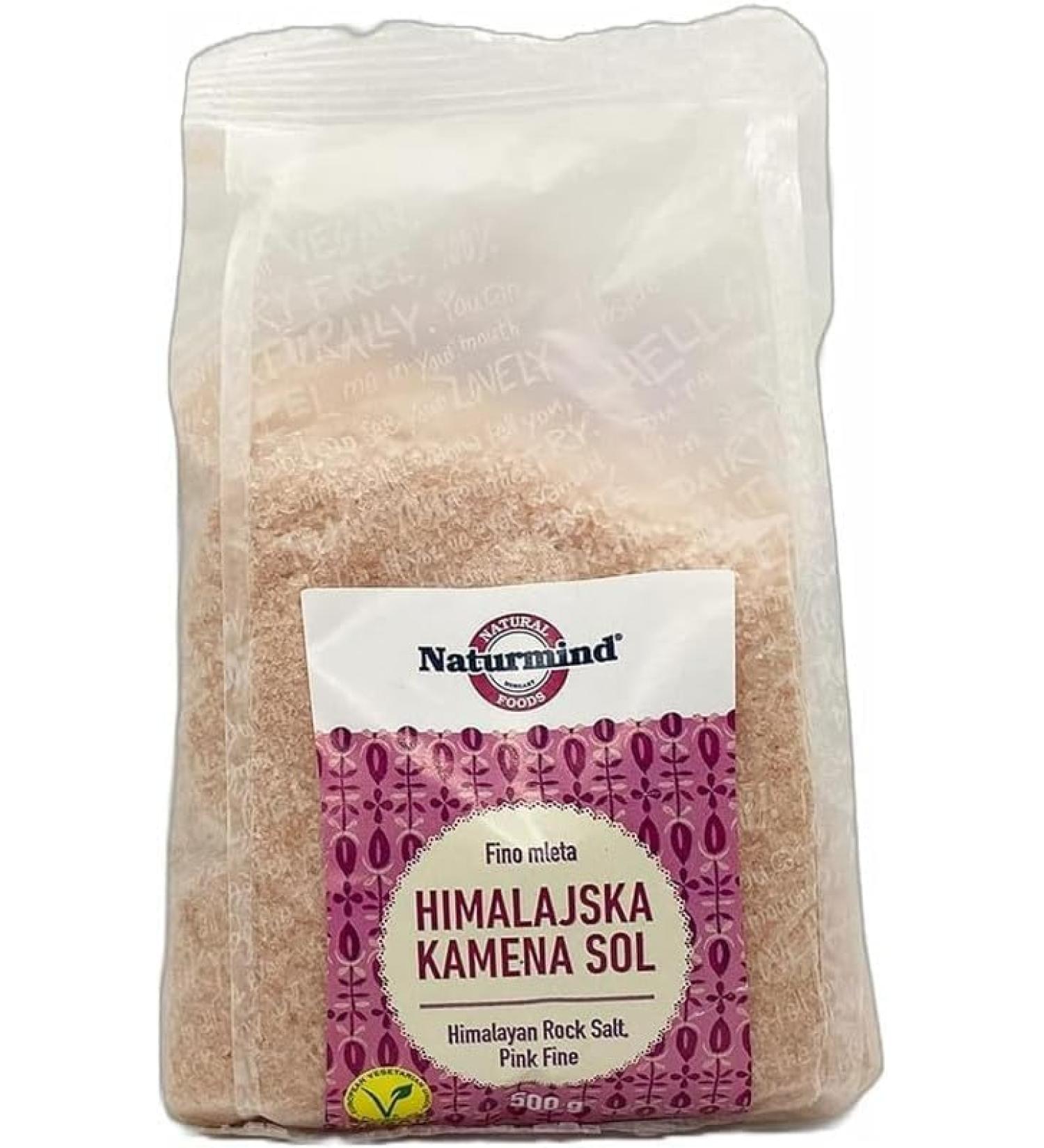 Sel Rose de l Himalaya Naturel 1 x 500g | Usage Polyvalent | Produit de Mani re thique | Sachet Refermable | Parfait pour Cuisiner Assaisonner et Plus 1 x 500g Pack 500 g (Lot de 1)