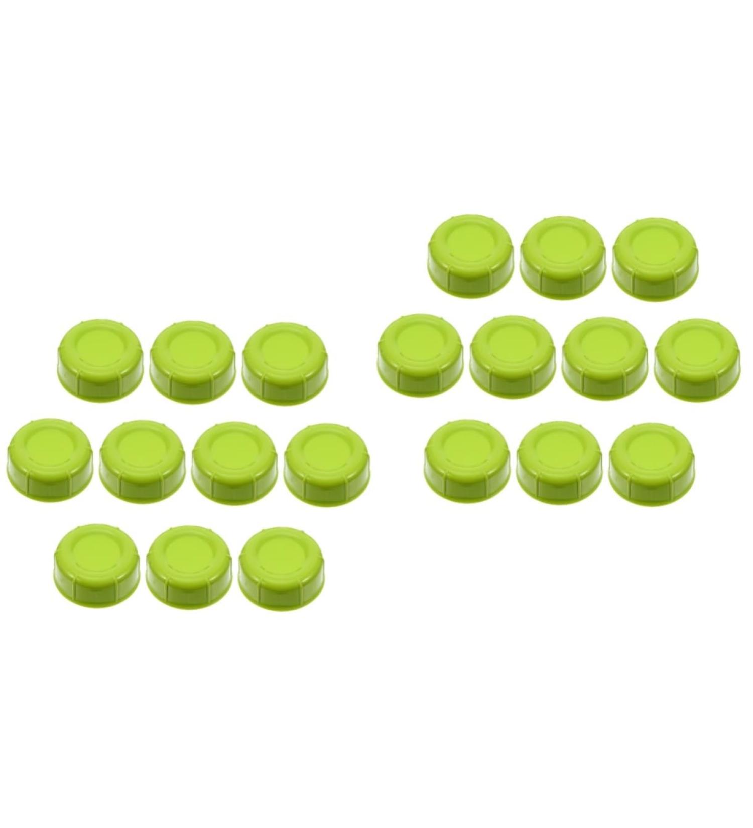 BESTonZON 20 Pcs Baby Bottle Seal Cap Bottle Lid Beverage Bottle Caps Glasses Kids Anti Soda Bottle Caps Waterproof Accessories Milk Wide Neck Bottle Cap Girl Travel Cap Mother Food Grade Pp Greenx2pcs 4.3x4.3x1.5cmx2pcs - Buy Online on GoSupps.com