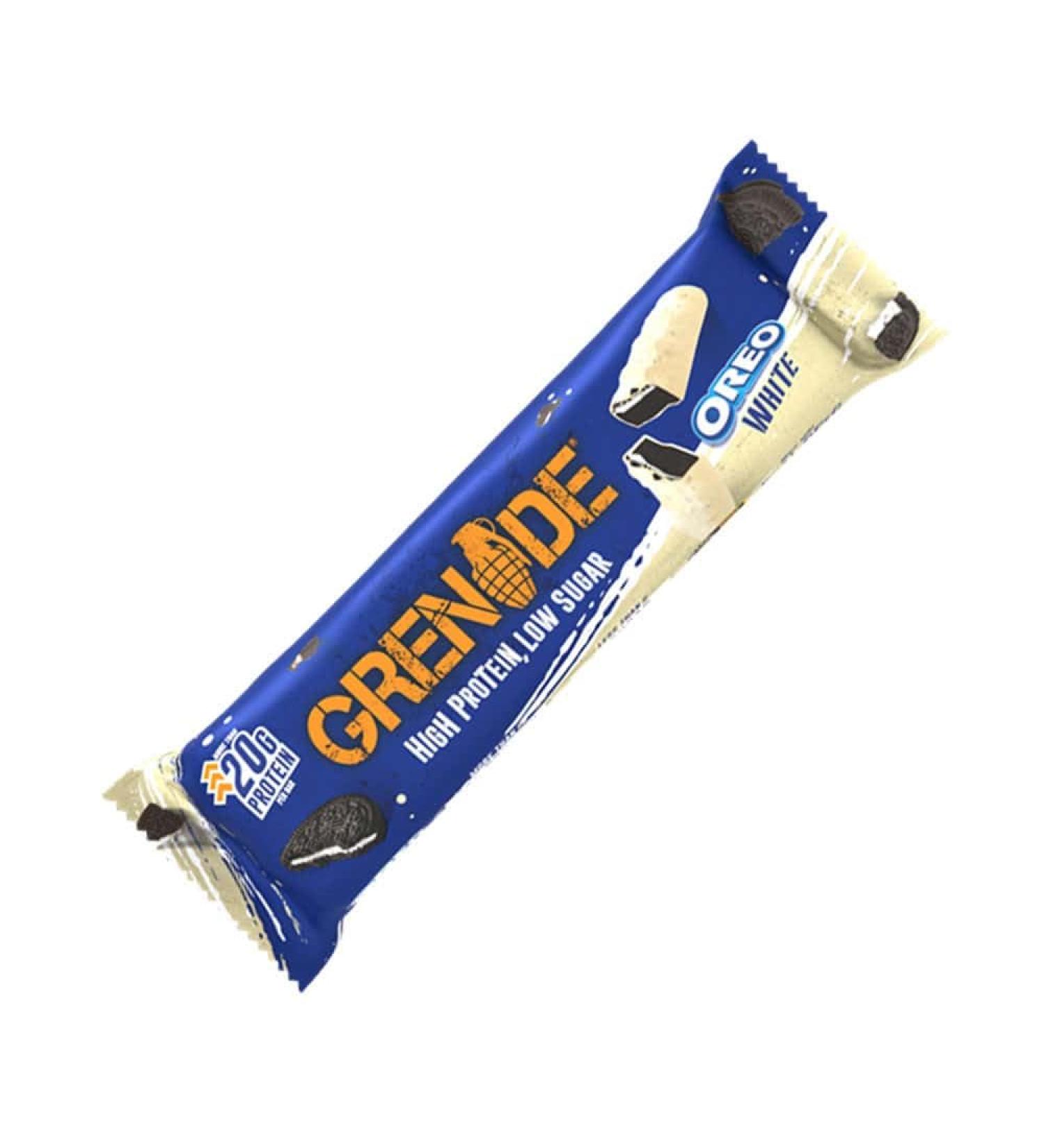 Grenade Grenade - Carb Killa Bar (60g) - Protein bars - Hyper-protein and low sugar - White oreo