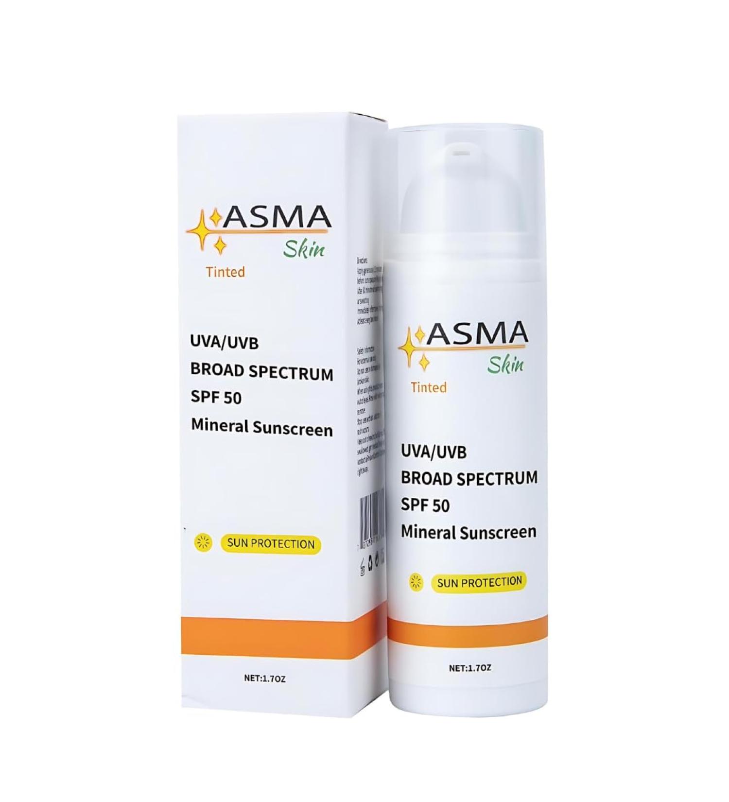 Tinted Mineral Sunscreen with Hyaluronic Acid - SPF 50 Hydrating Face Moisturizer for All Skin Types - Non-Greasy UVA/UVB Protection - 1.7 oz - Buy Online on GoSupps.com