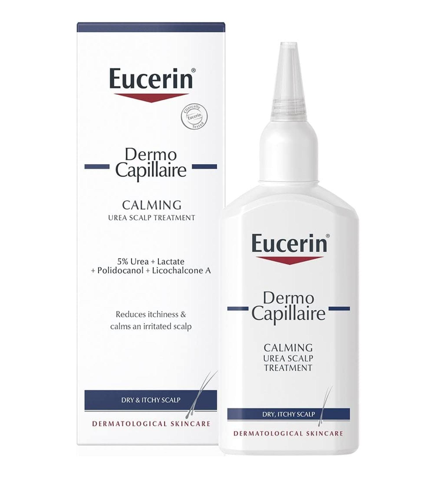 Eucerin DermoCapillaire Calming Urea Scalp Treatment - Buy Online on GoSupps.com