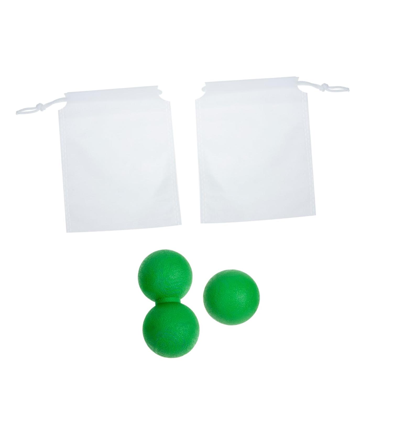 Frcolor Fascia Ball Massage Set - Deep Tissue Foot & Muscle Massager | Relaxing Peanut & Hockey Fitness Balls | Durable TPE Massage Tools - Buy Online on GoSupps.com