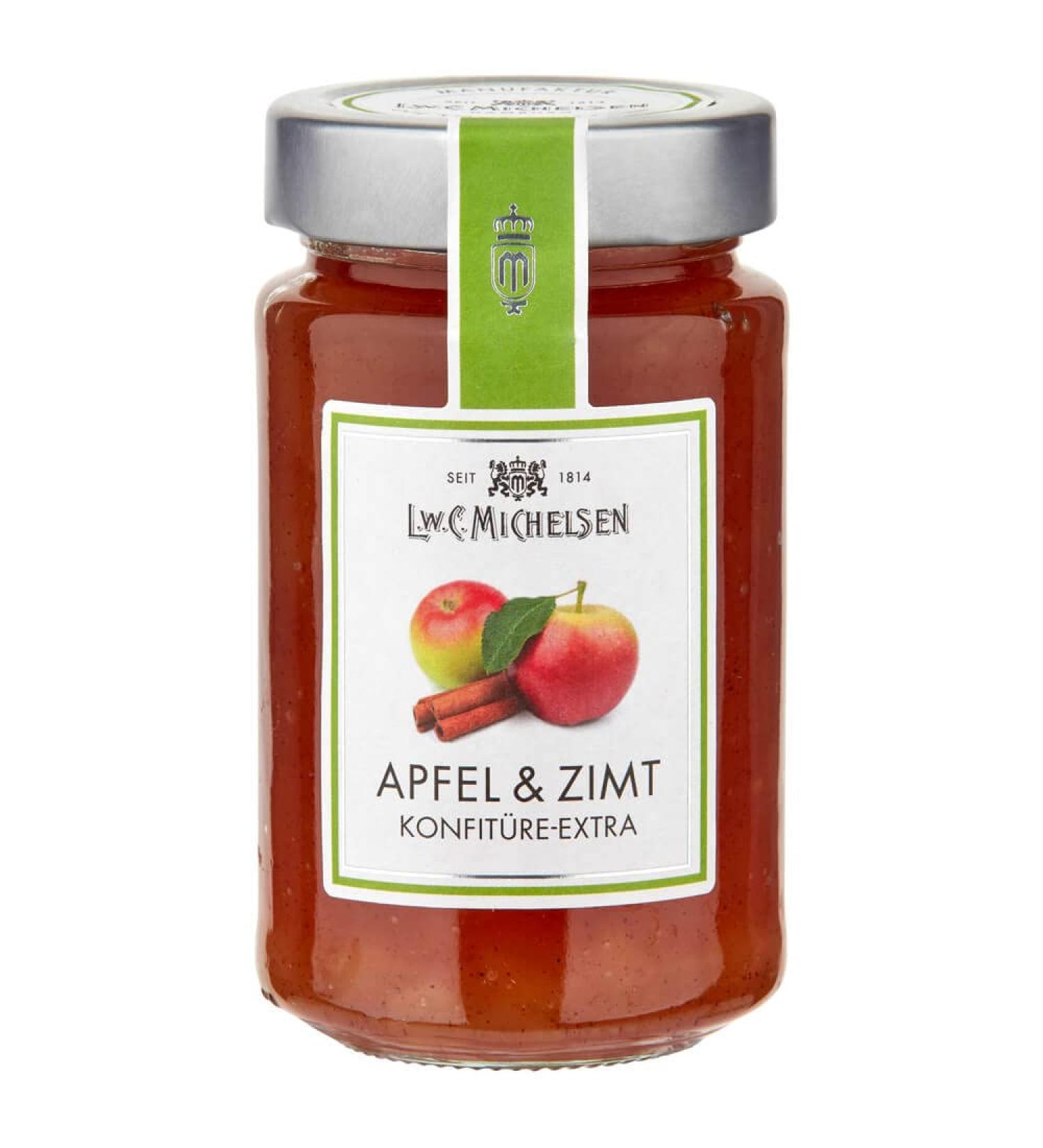 L.W.C. Michelsen Apple & Cinnamon Jam 280g | Additive-Free Velvety Texture | Premium Quality Natural Jam - Buy Online on GoSupps.com