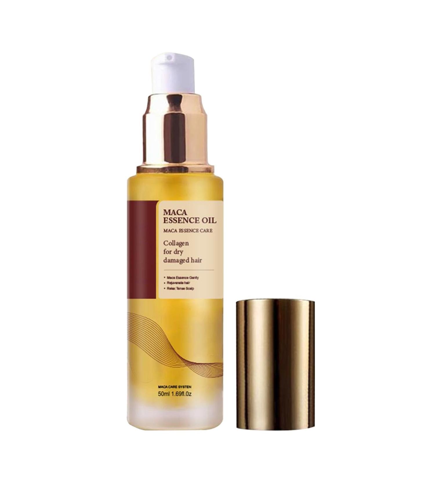 Moreeulsi 50ml Moroccan Hair Care Oil Cold Pressed Maca Essence Argan Oil Hair Oil For Dry Damaged Hair Argan Oil Hair Oil For All Hair Types Natural Anti-dry Frizz Moisturizes Hair Oil - Buy Online on GoSupps.com