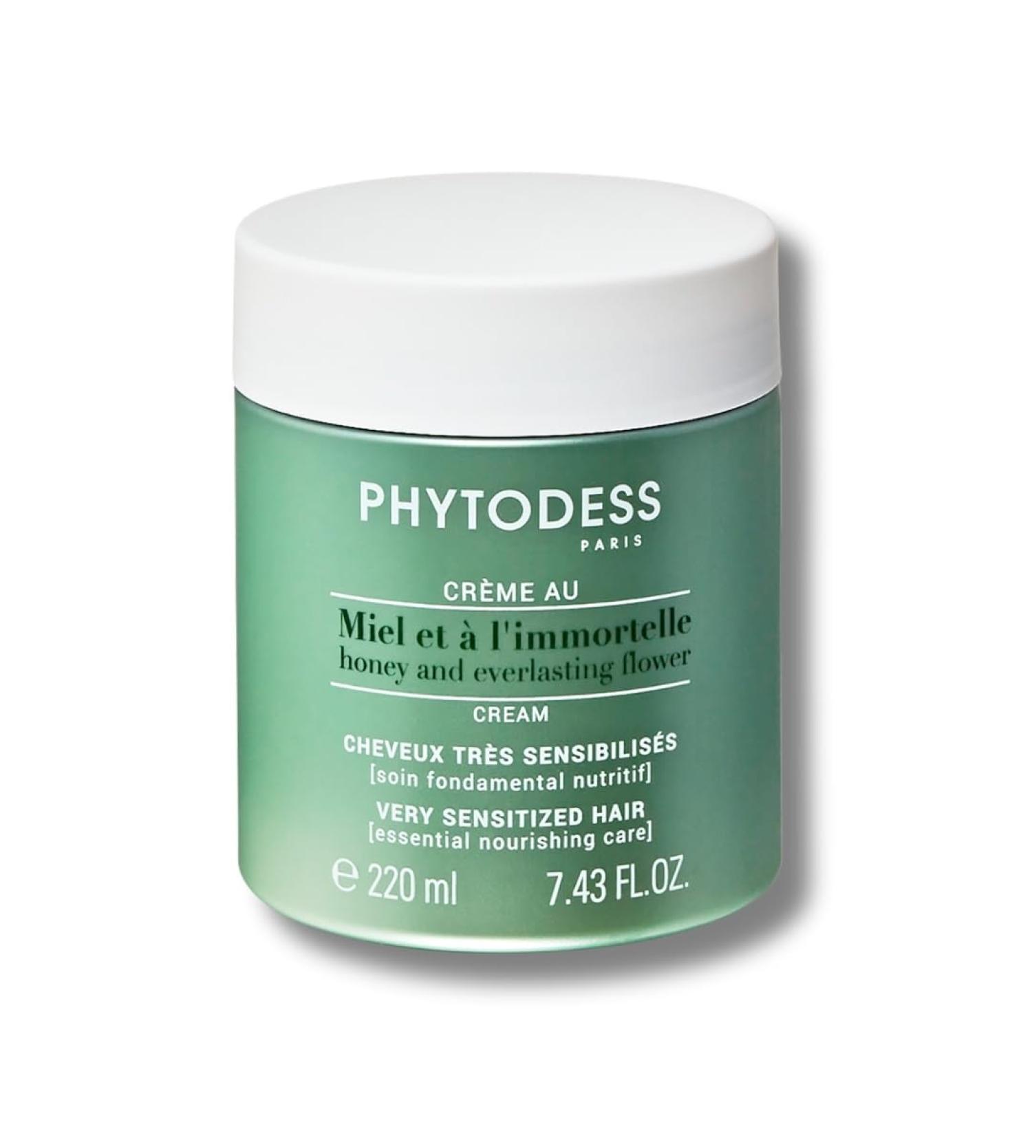 Cr me au Miel et l'Immortelle - Soin Cheveux Tr s Sensibilis s 220ml - Soin Fondamental Nutritif R paration et Protection Intense - Buy Online on GoSupps.com